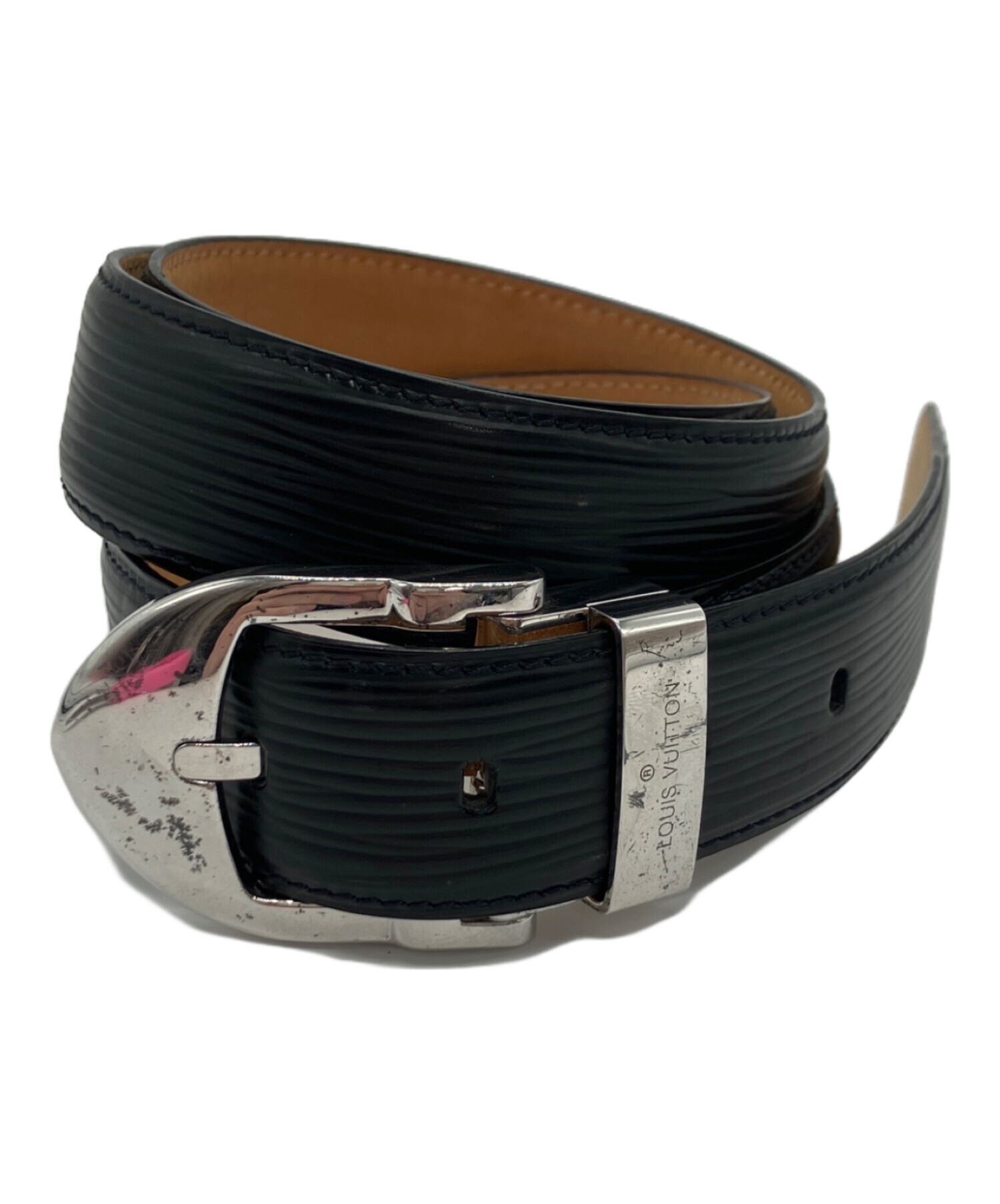 Louis Vuitton ルイヴィトン　メンズベルト　エピ　美品　ブラック 中古・古着通販】LOUIS VUITTON (ルイ ヴィトン) エピ ベルト ブラック