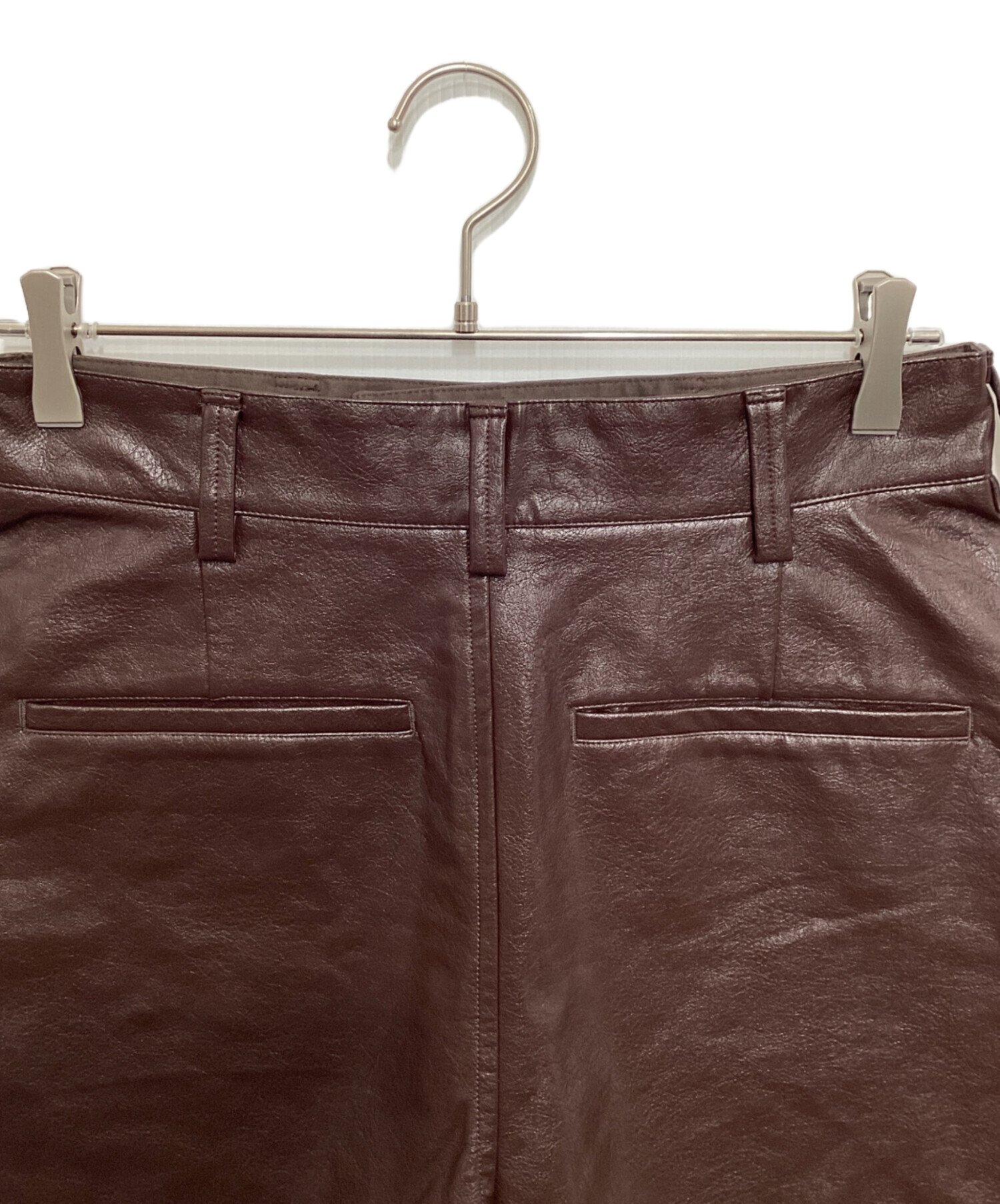 中古・古着通販】NKNIT (ンニット) vegan leather short pants
