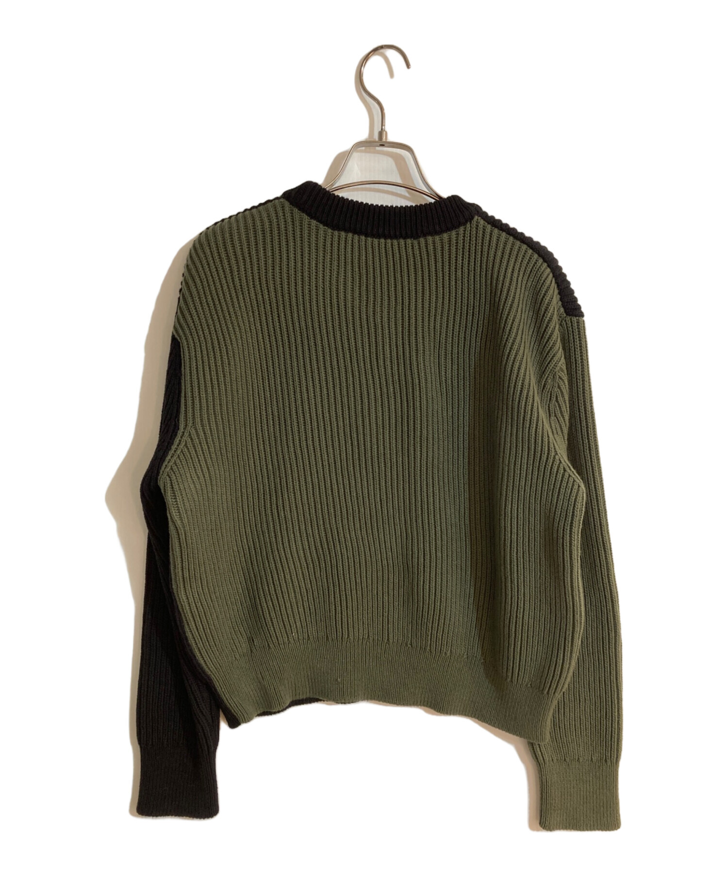 中古・古着通販】MAISON KITSUNE (メゾンキツネ) カラーブロックリブド 