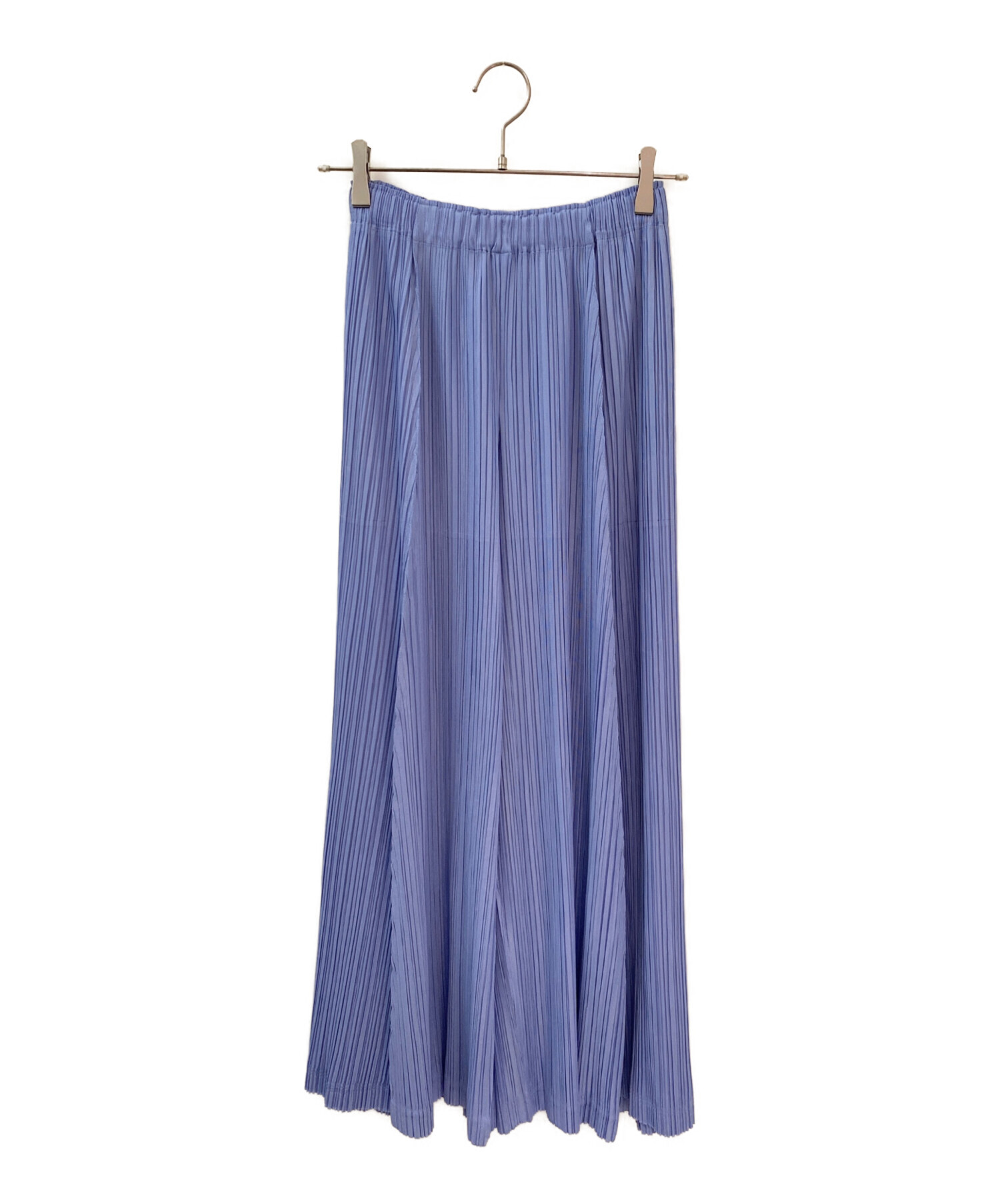 PLEATS PLEASE! プリーツハーレムパンツ ブルー 中古・古着通販】PLEATS PLEASE (プリーツプリーズ) プリーツワイド