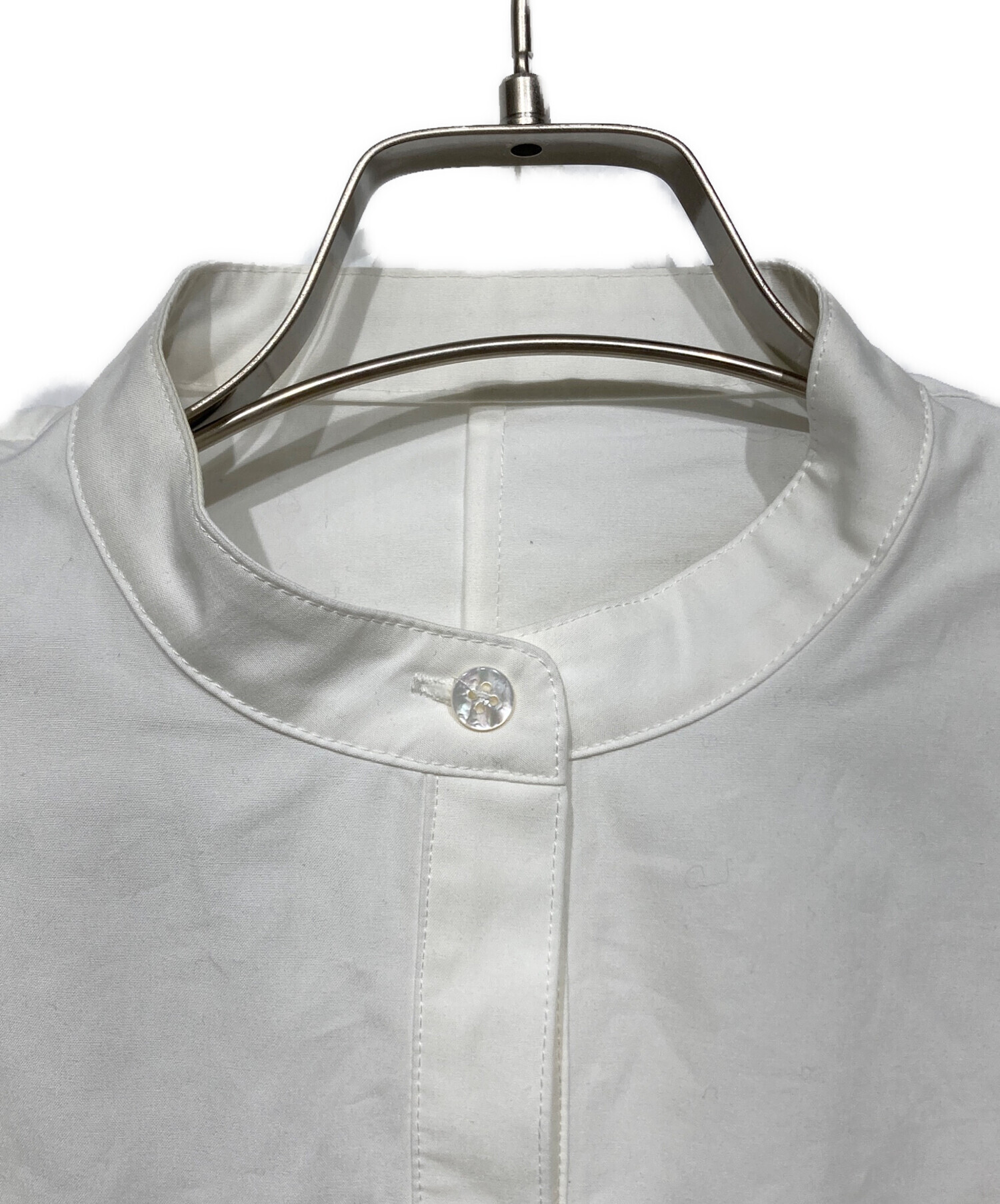 中古・古着通販】cygne (シーニュ) ペプラムブラウス ホワイト サイズ