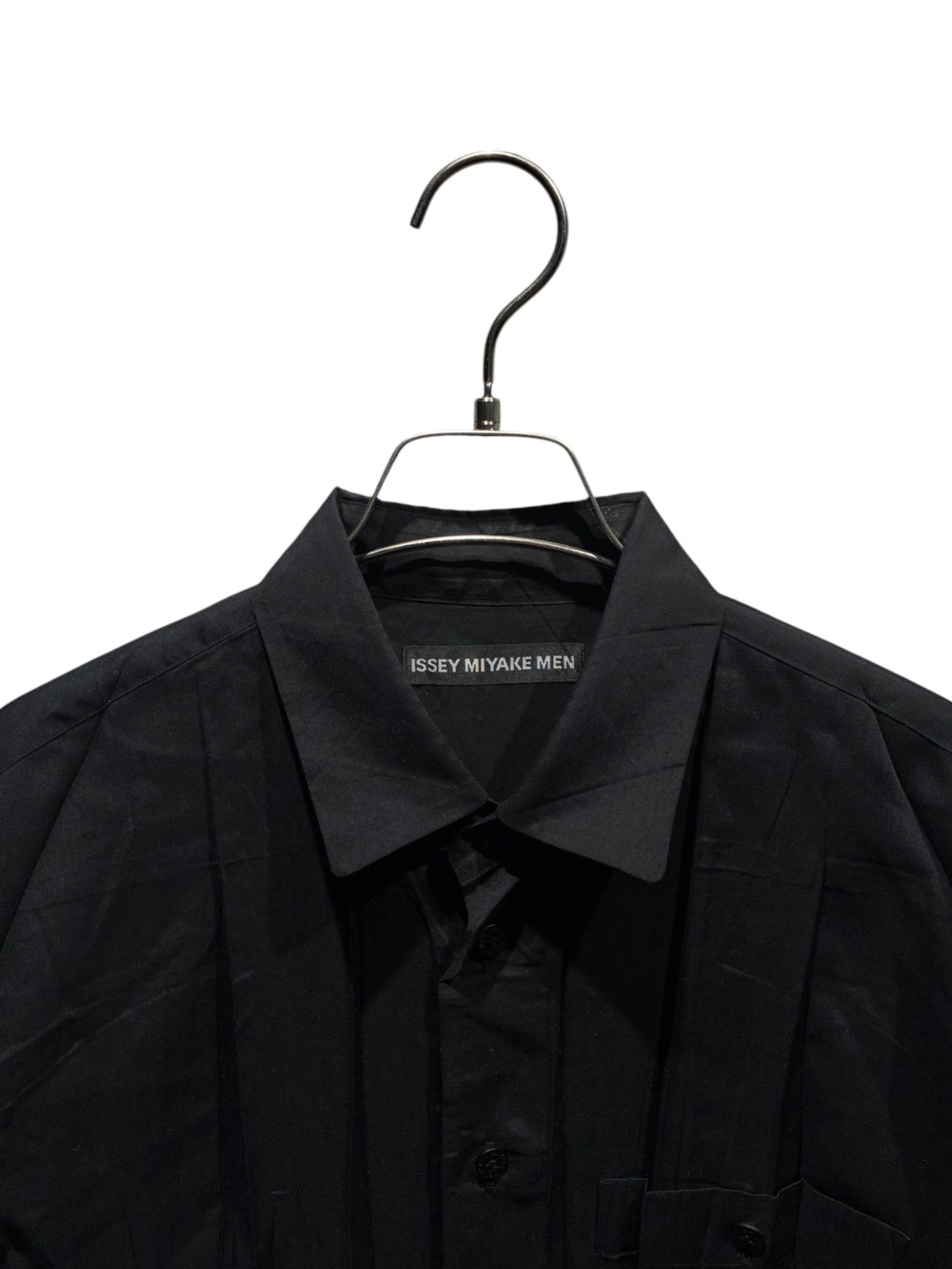 中古・古着通販】ISSEY MIYAKE (イッセイミヤケ) シワ加工シャツ