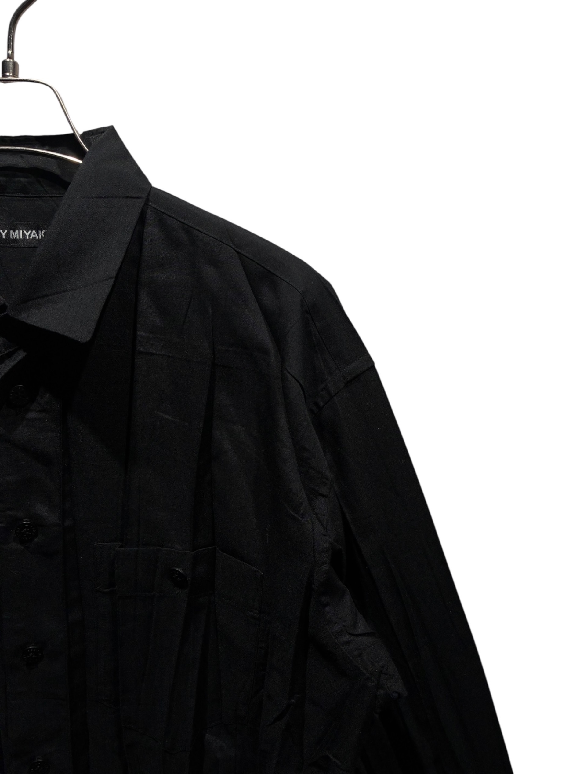 中古・古着通販】ISSEY MIYAKE (イッセイミヤケ) シワ加工シャツ