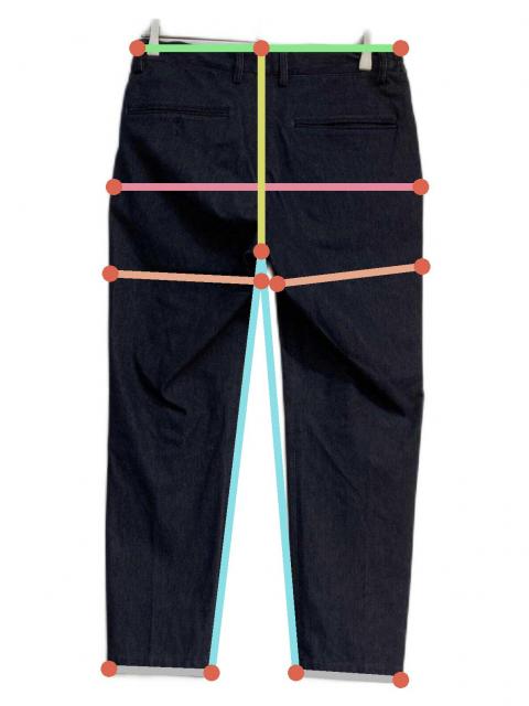 中古・古着通販】AOURE (アウール) PT MALPENSA DENIM インディゴ