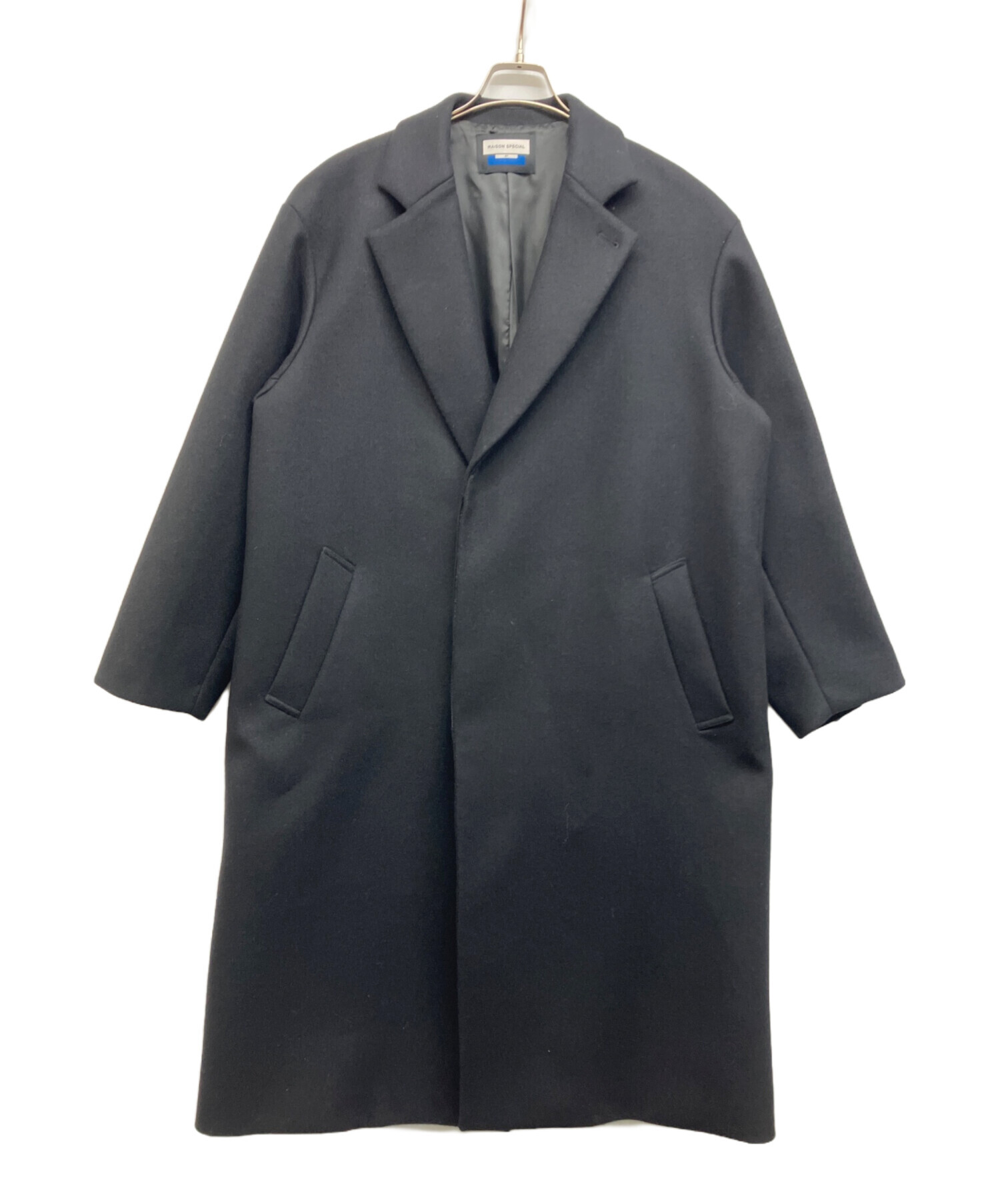 Super140s Prime-Over Melton Balmachan Coat