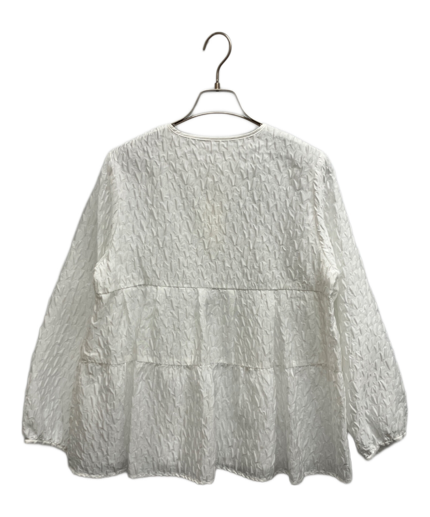 中古・古着通販】Sono (ソーノ) ハピネスジャカード フレアブラウス