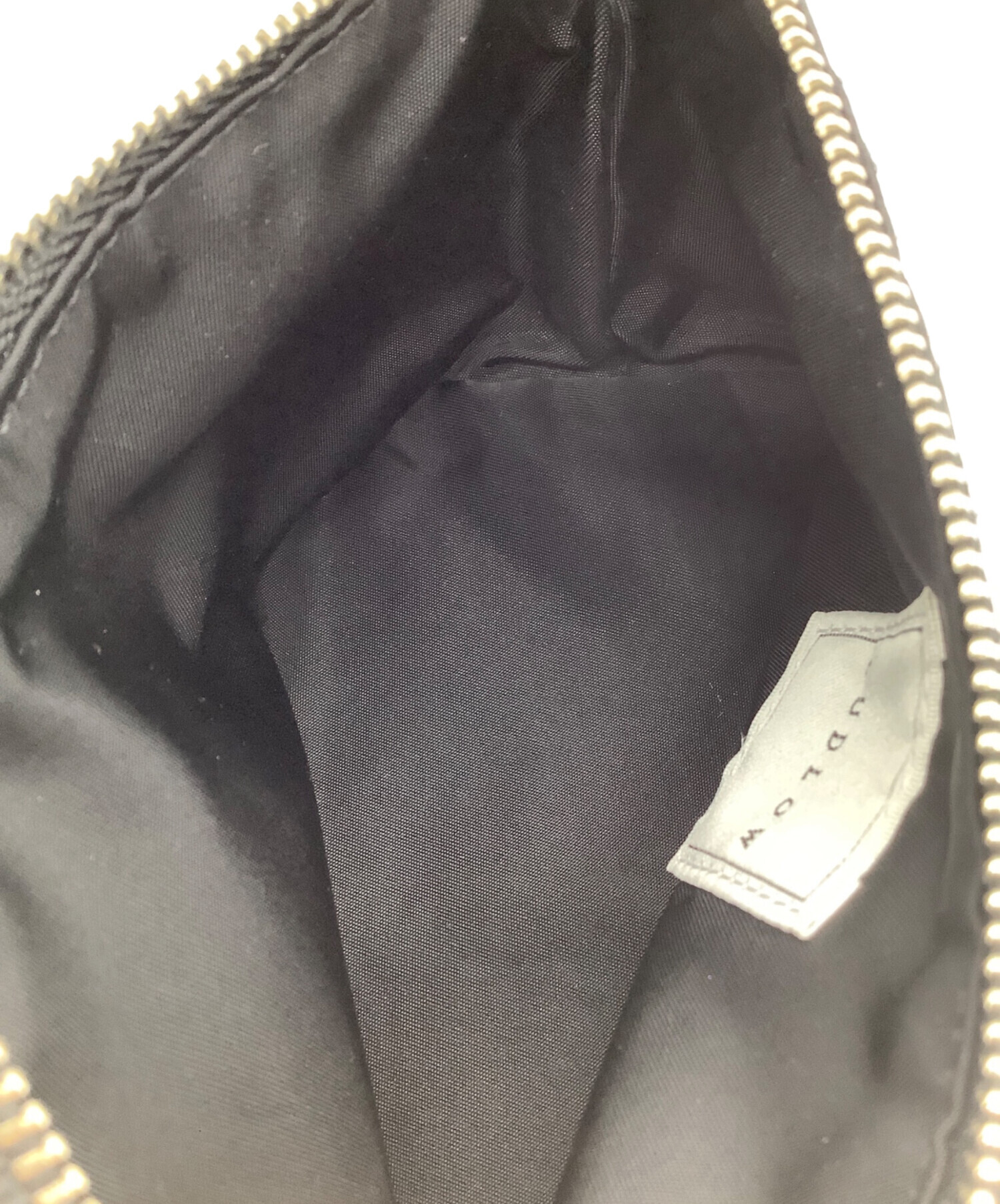 中古・古着通販】LUDLOW (ラドロー) ソフトクリームポーチ ブラック