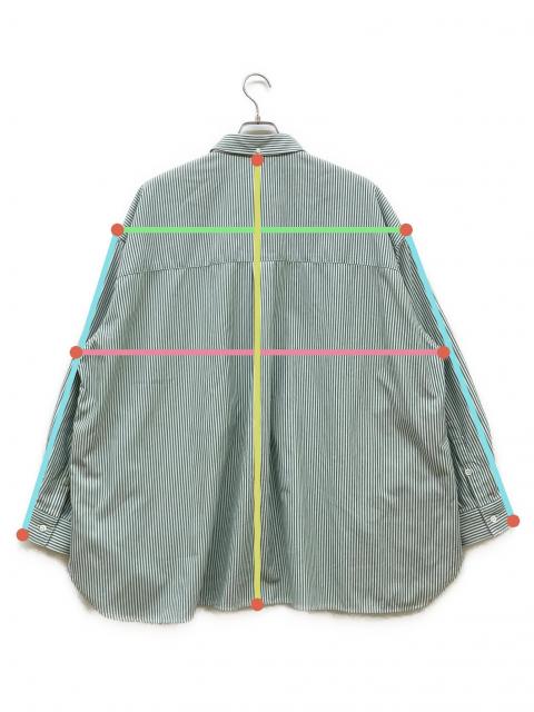 中古・古着通販】FreshService (フレッシュサービス) ストライプシャツ