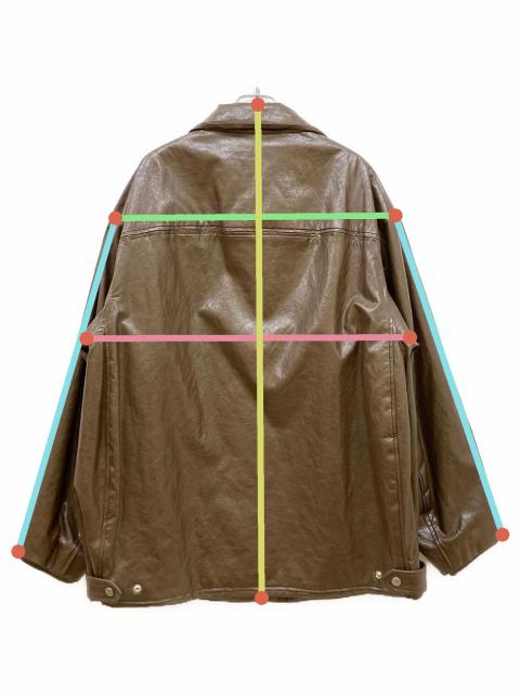 中古・古着通販】Ameri (アメリ) PASTING LIKE SYNTHETIC LEATHER