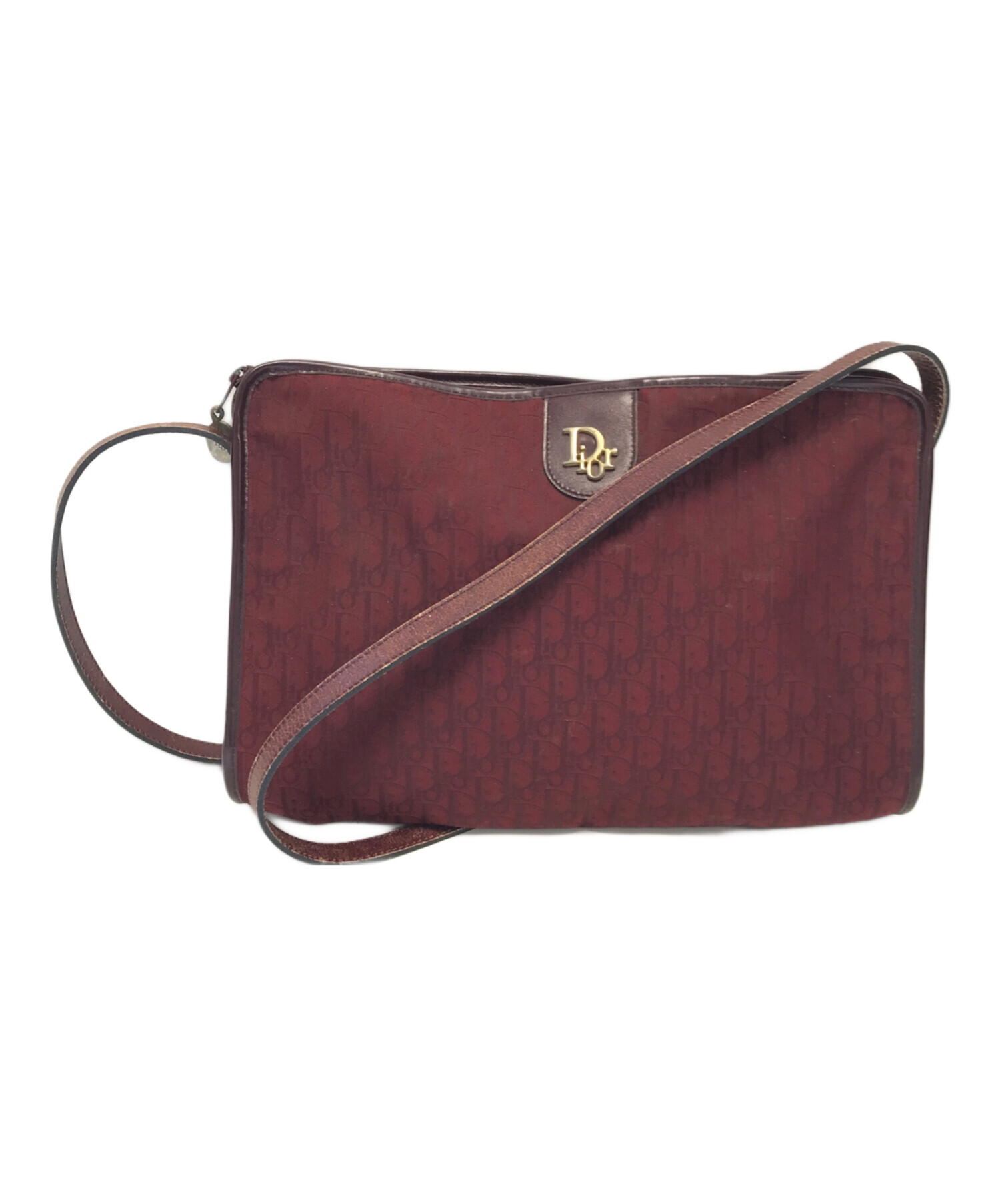 Christian Dior ショルダーバッグ バーガンディ Christian Dior ショルダーバッグ バーガンディ