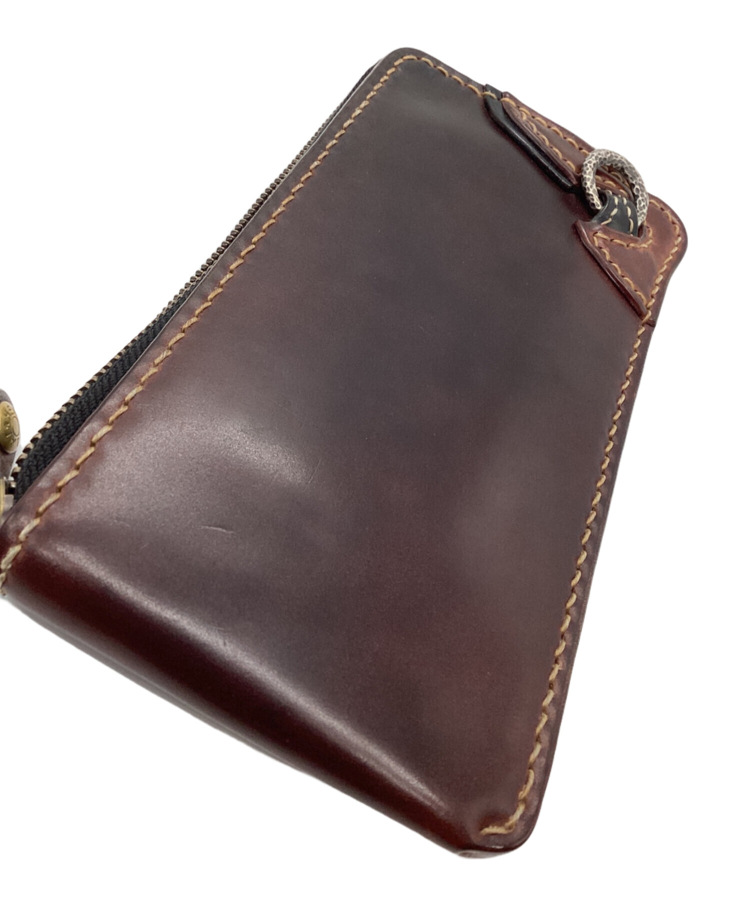 フラットヘッド　スリムウォレット 中古・古着通販】THE FLAT HEAD (ザ・フラットヘッド) L字ファスナー