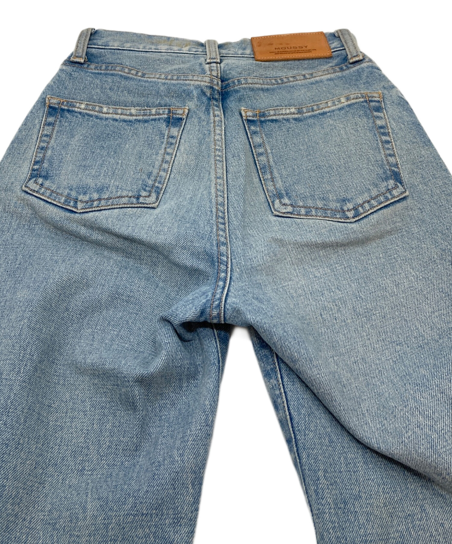中古・古着通販】moussy (マウジー) MVS L/BLU FLARE デニムパンツ