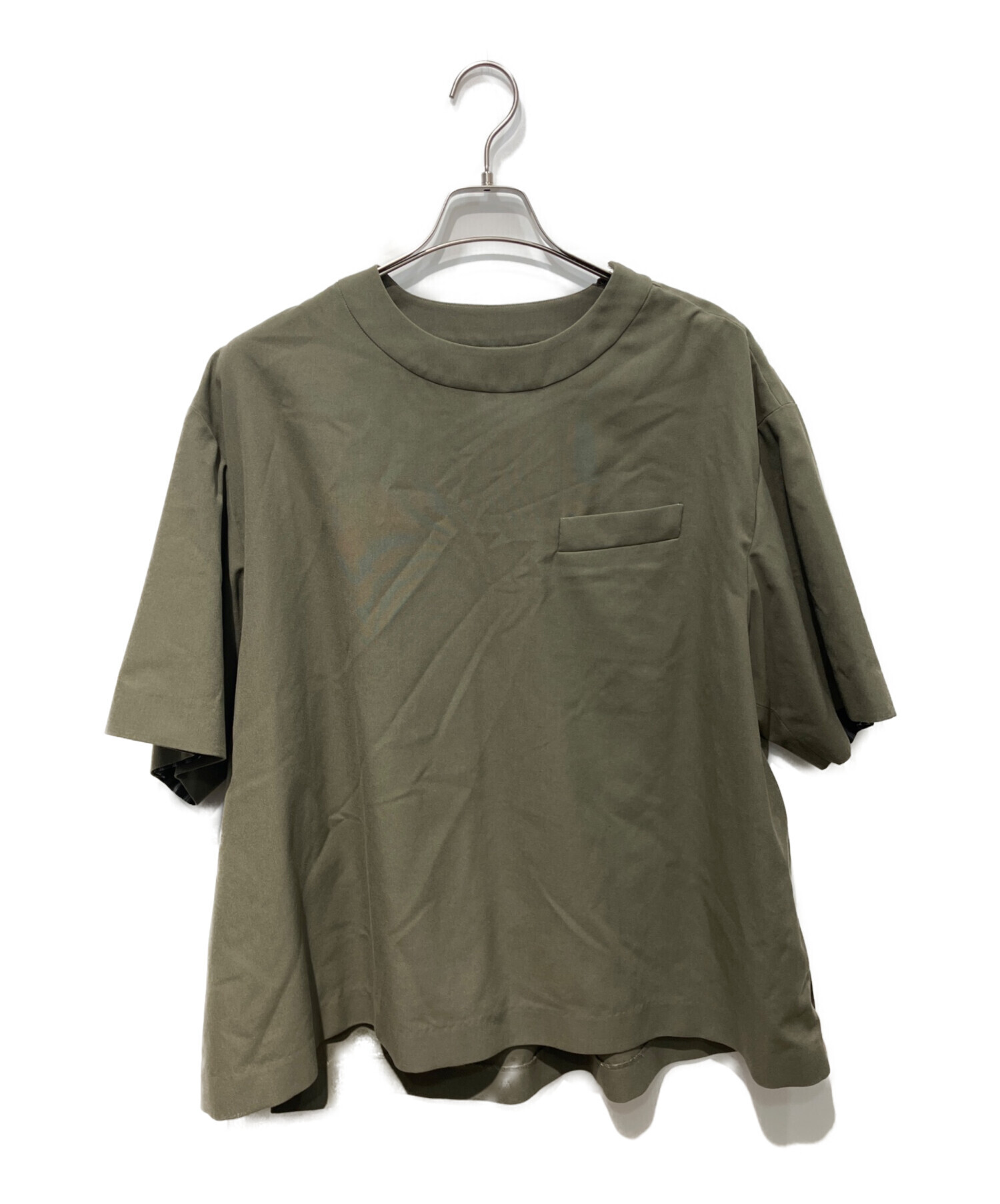 中古・古着通販】sacai (サカイ) ウール混 オーバーサイズシャツ 21SS