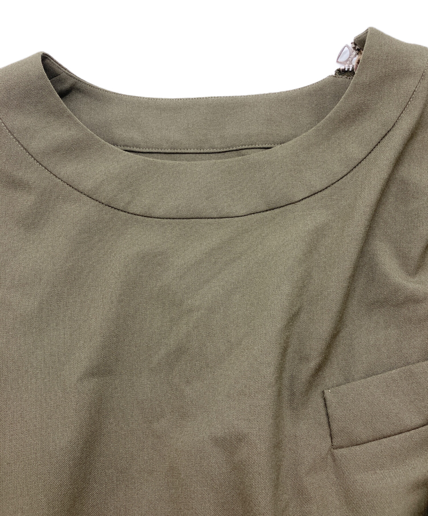 中古・古着通販】sacai (サカイ) ウール混 オーバーサイズシャツ 21SS 