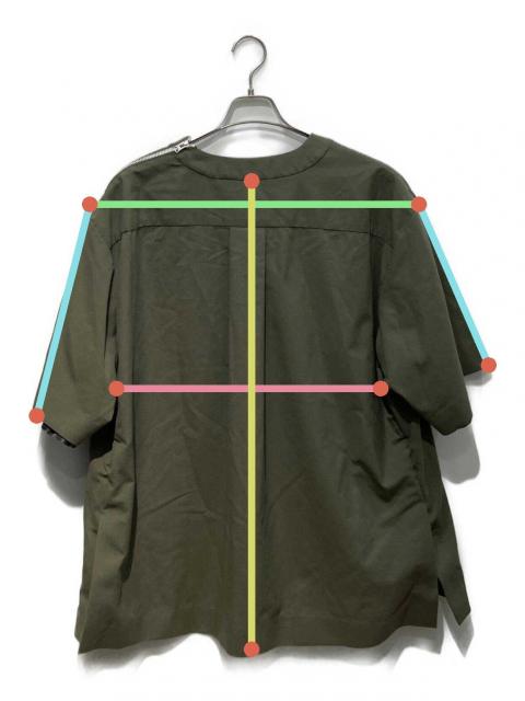 中古・古着通販】sacai (サカイ) ウール混 オーバーサイズシャツ 21SS