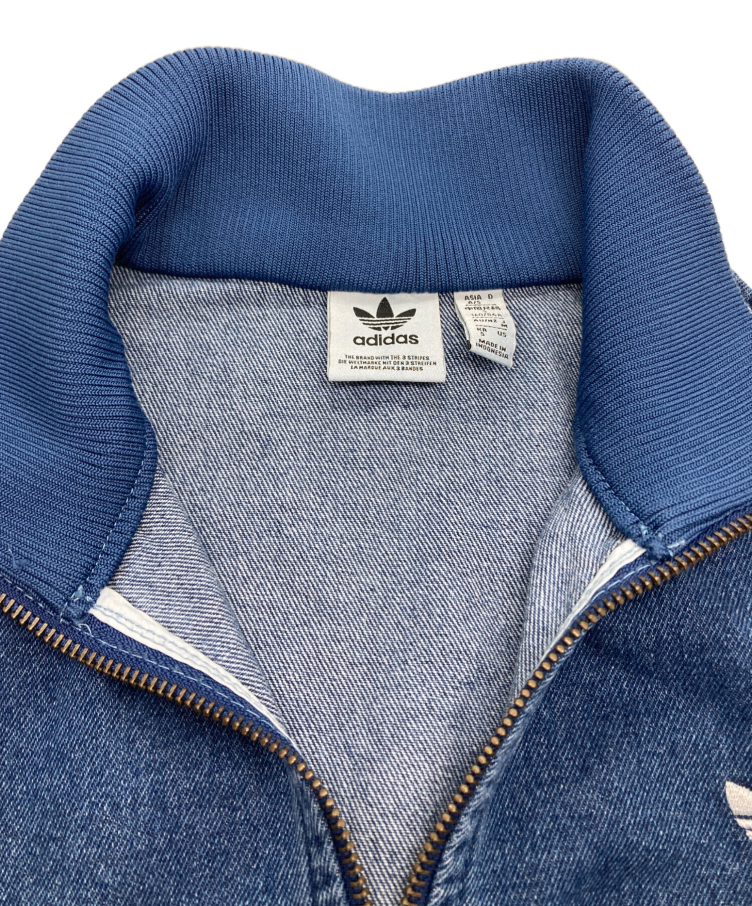 adidasオリジナル デニム生地　S トラックジャケット 中古・古着通販】adidas (アディダス) アディカラー デニム トラック