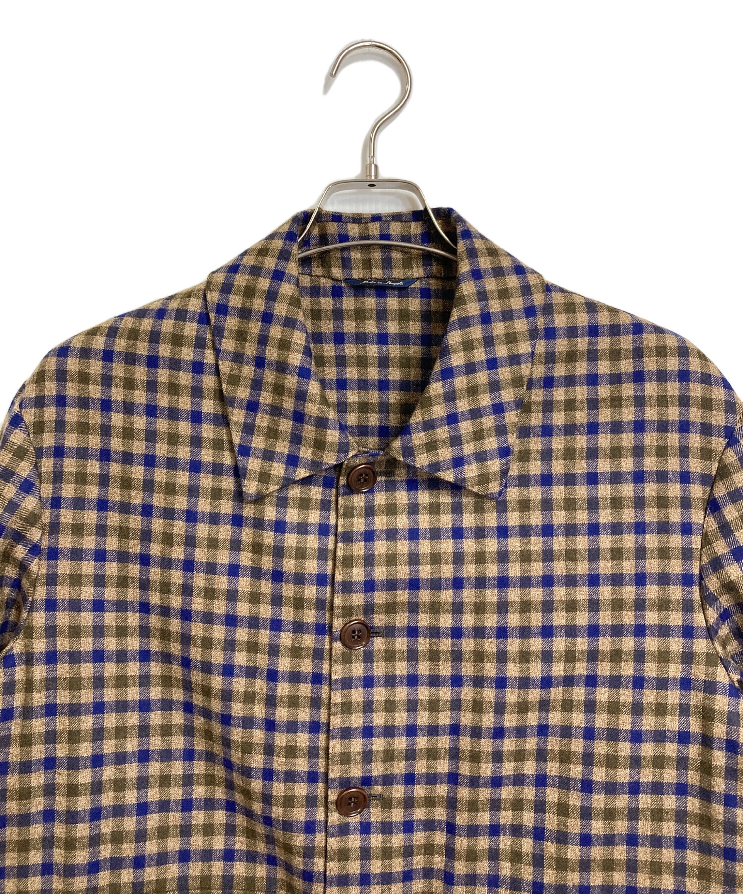 中古・古着通販】Gabo Napoli (ガボナポリ) ウールチェックジャケット