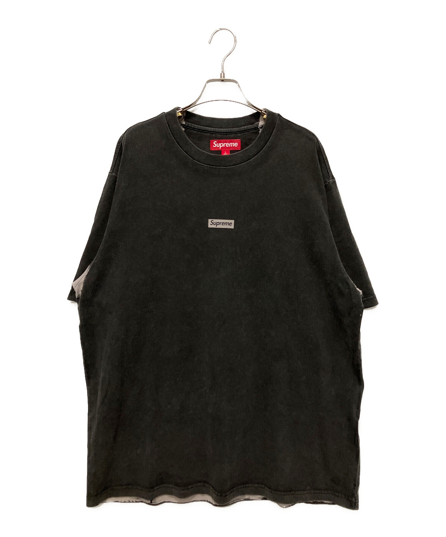 中古・古着通販】SUPREME (シュプリーム) Overprint Small Box S/S Top