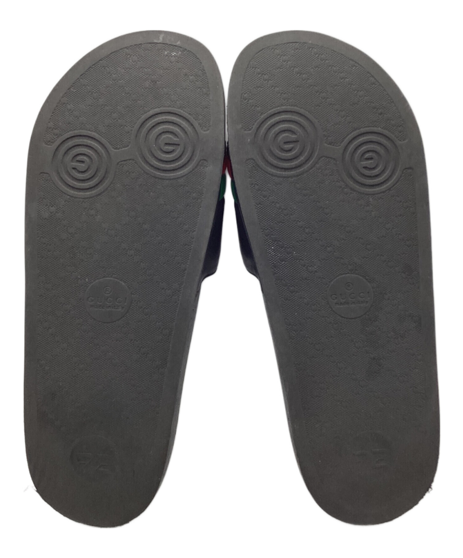 中古・古着通販】GUCCI (グッチ) サンダル ブラック サイズ:10