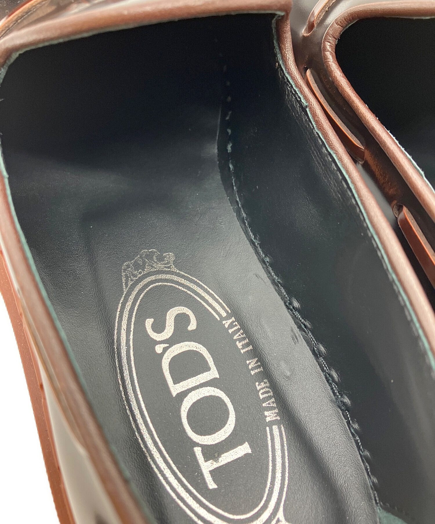 中古・古着通販】TOD'S (トッズ) タッセルローファー ブラウン サイズ