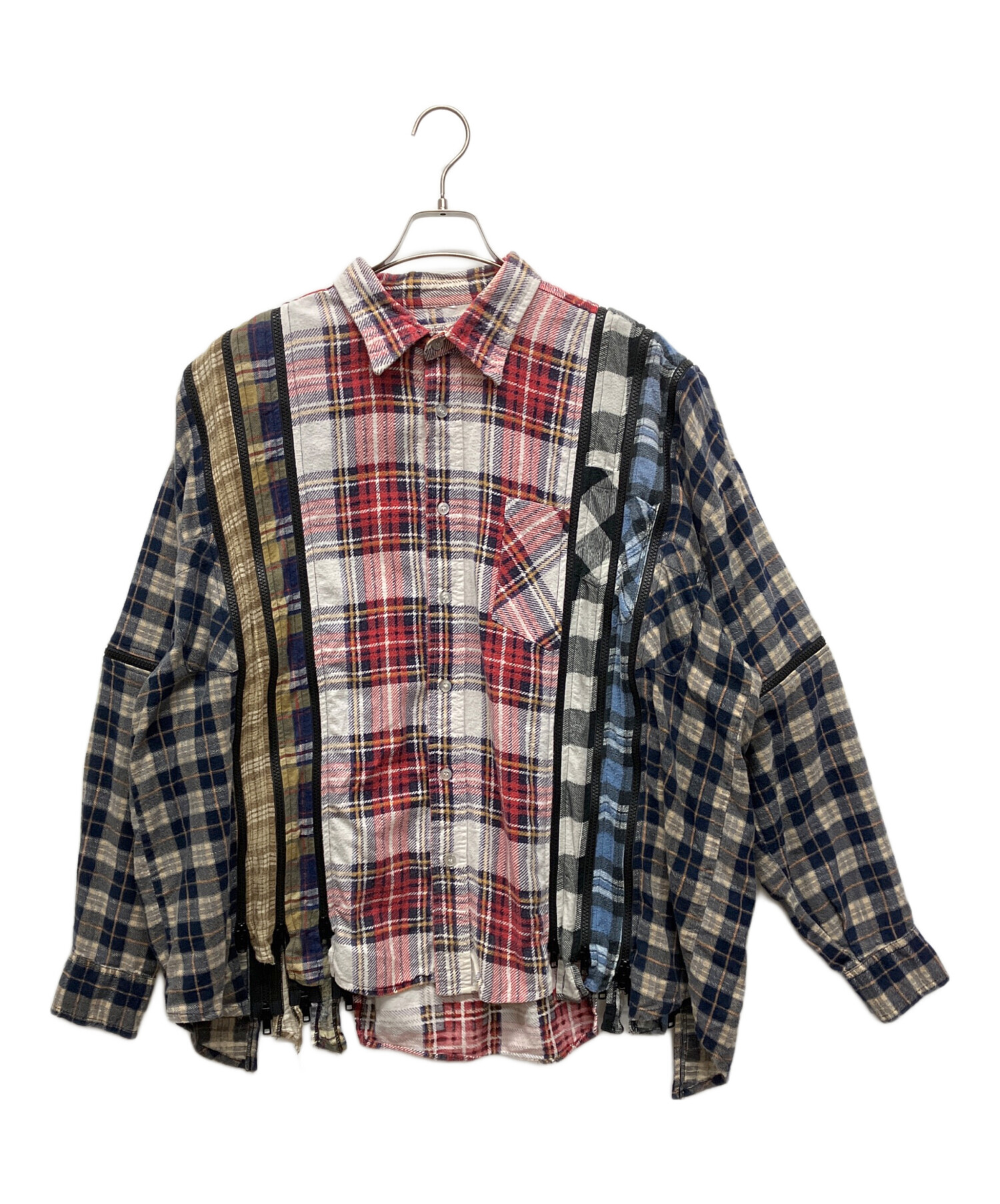 Rebuild by Needles Flannel Shirt 新品未使用 中古・古着通販】Rebuild by Needles (リビルドバイニードルス