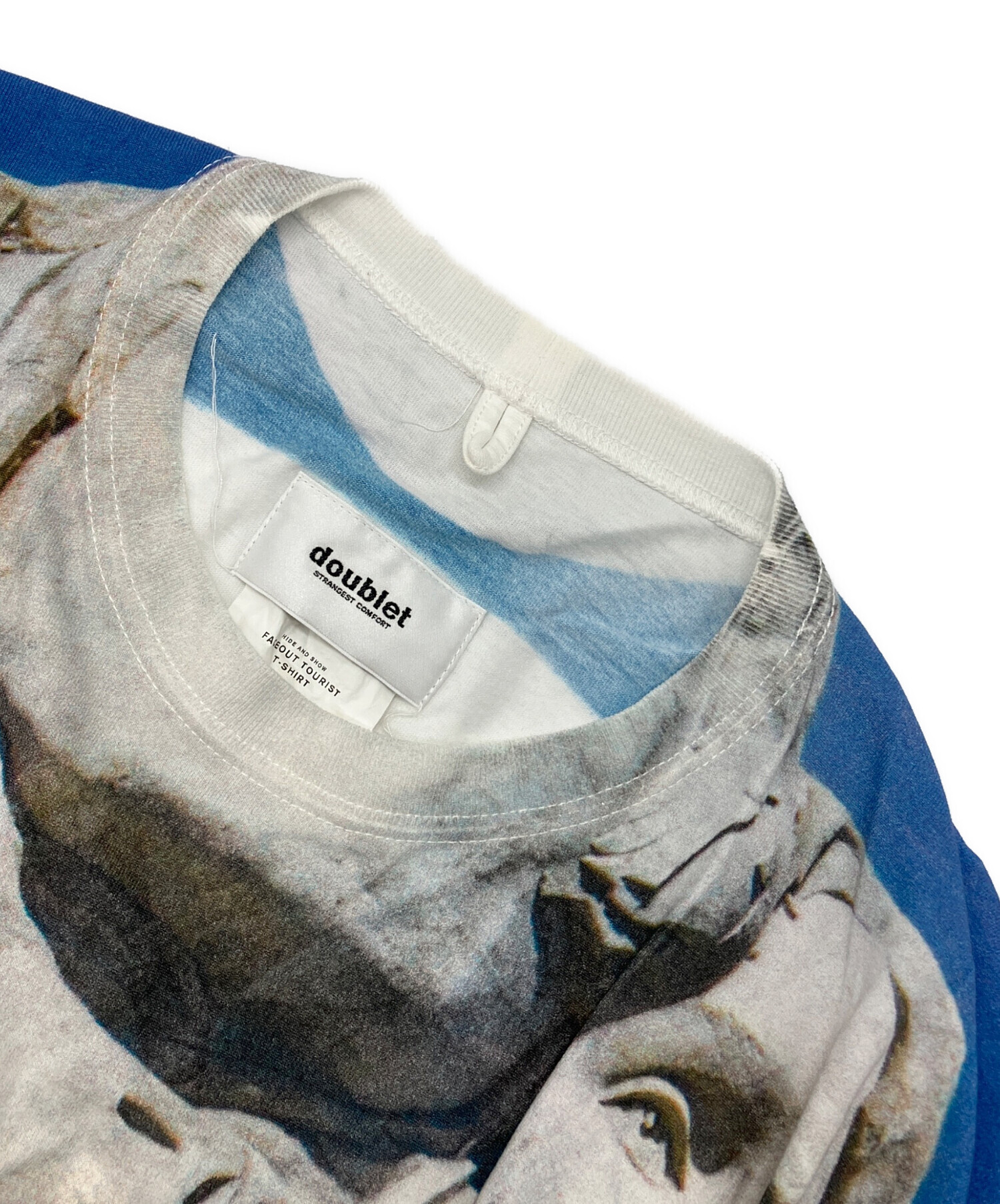 中古・古着通販】doublet (ダブレット) FACEOUT TOURIST T-SHIRT