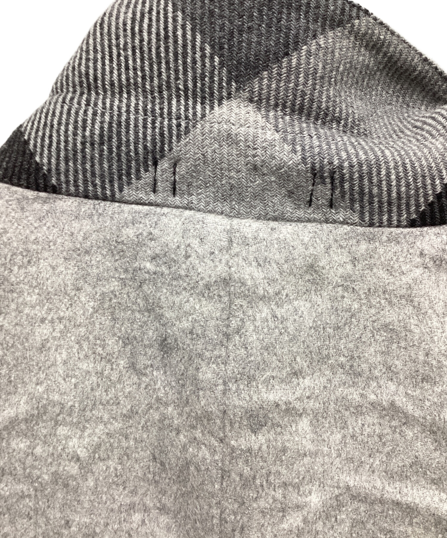 ブラックレーベルクレストブリッジ カシミヤ混 チェスターコート グレー L 中古・古着通販】BLACK LABEL CRESTBRIDGE (ブラックレーベル クレスト