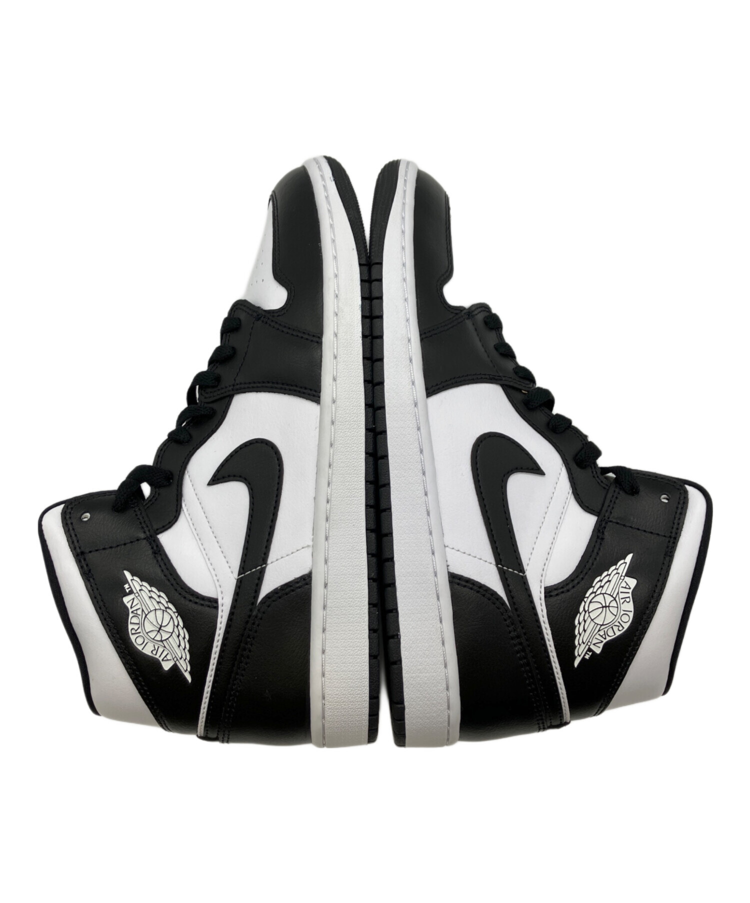 Nike midカットスニーカー ブラック/ホワイト 中古・古着通販】NIKE (ナイキ) ミッドカットスニーカー ホワイト