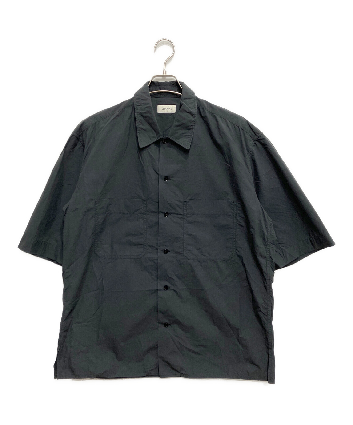 中古・古着通販】LEMAIRE (ルメール) CONVERTIBLE SHIRT ブラック