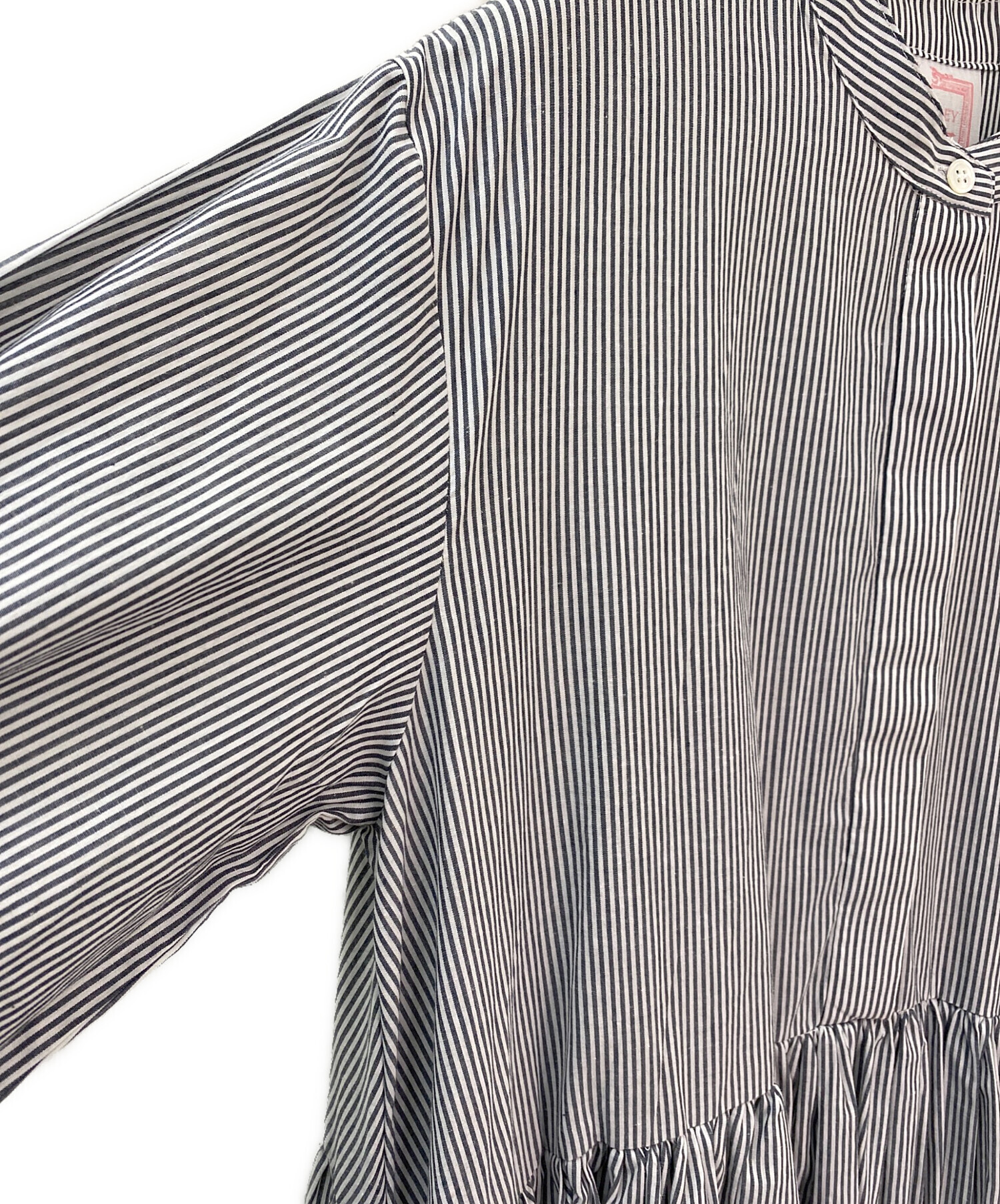 中古・古着通販】BEARDSLEY (ビアズリー) 先染めギャザーワンピース