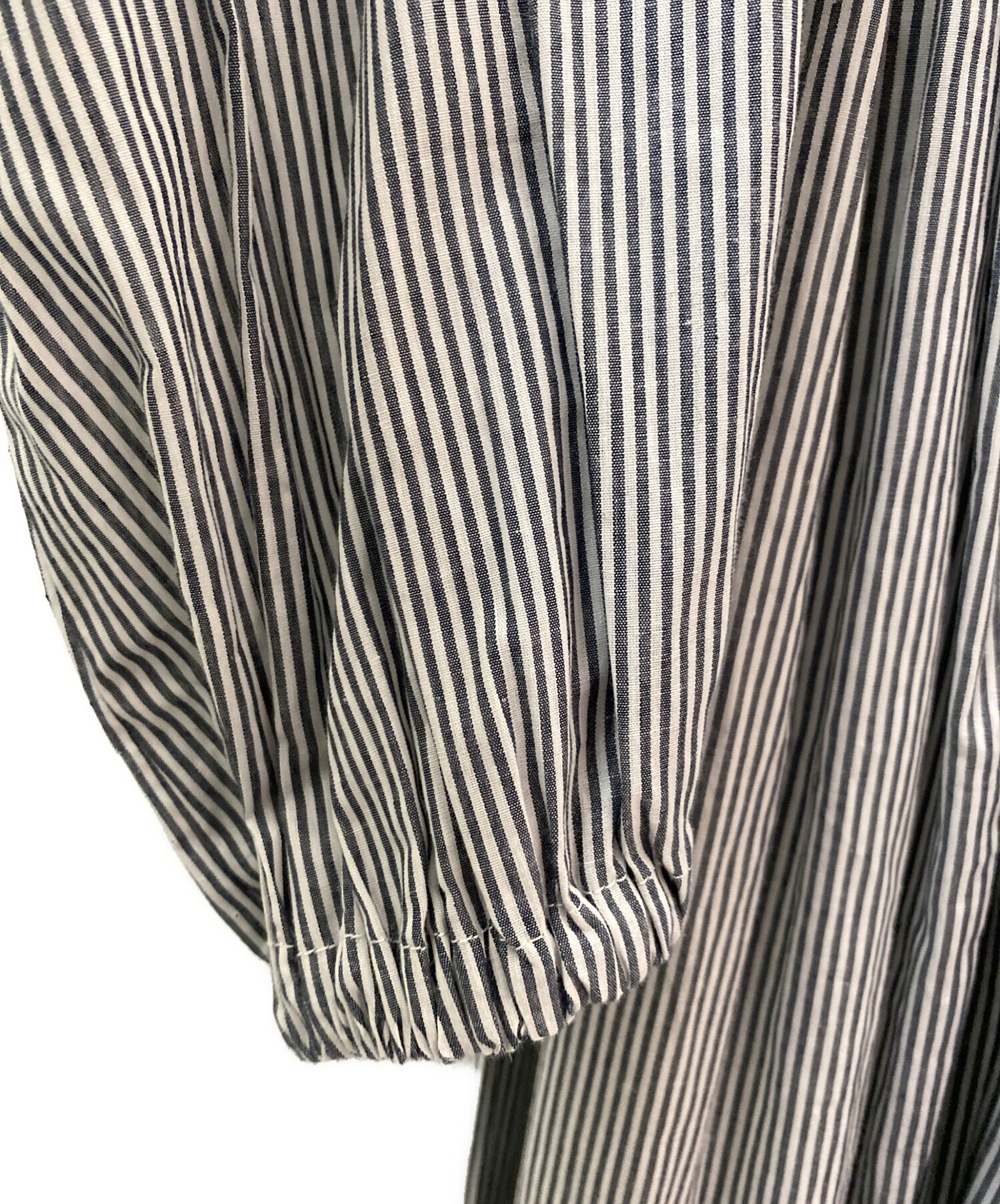 中古・古着通販】BEARDSLEY (ビアズリー) 先染めギャザーワンピース