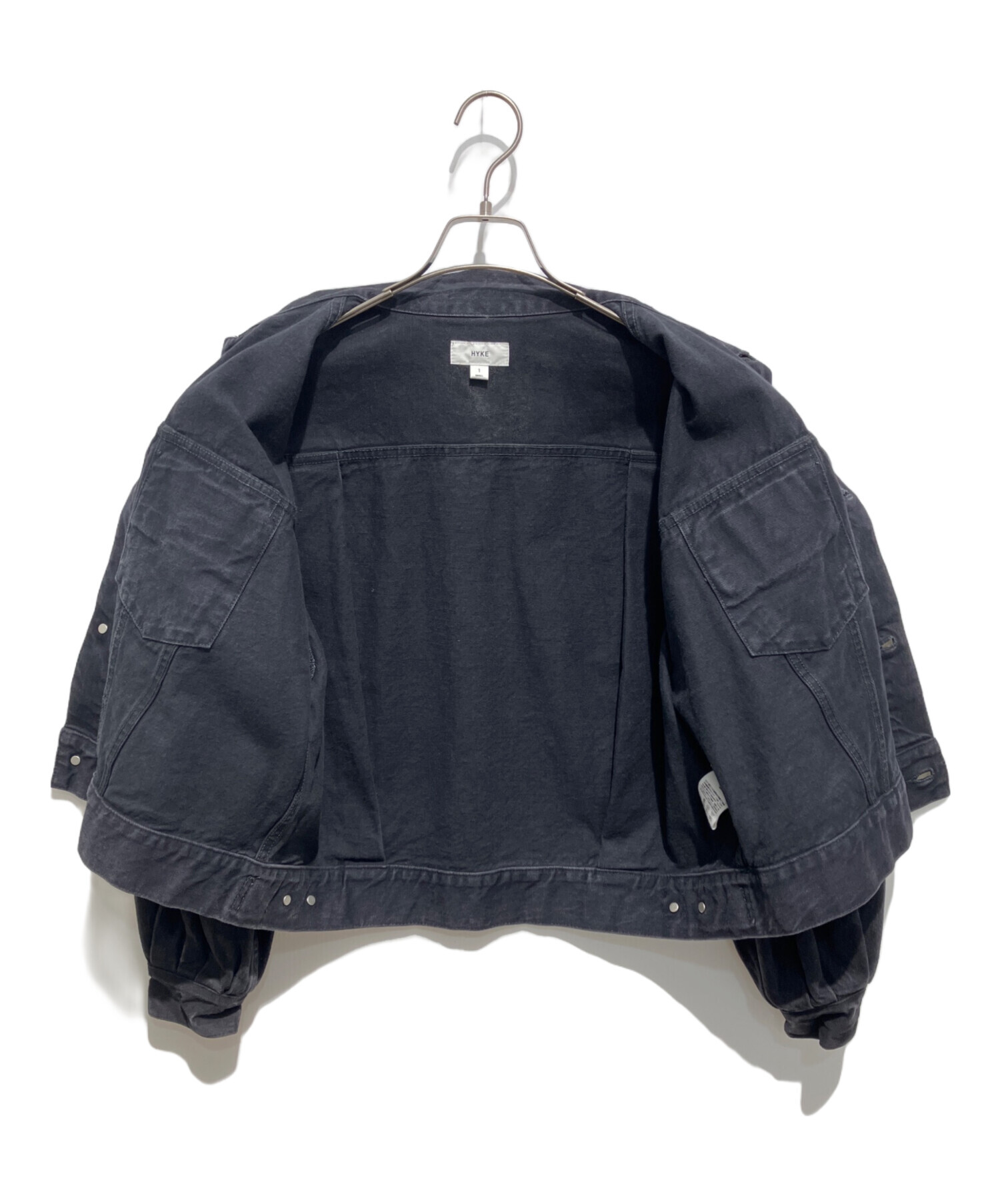 中古・古着通販】HYKE (ハイク) バルーン スリーブ ツイル ジャケット