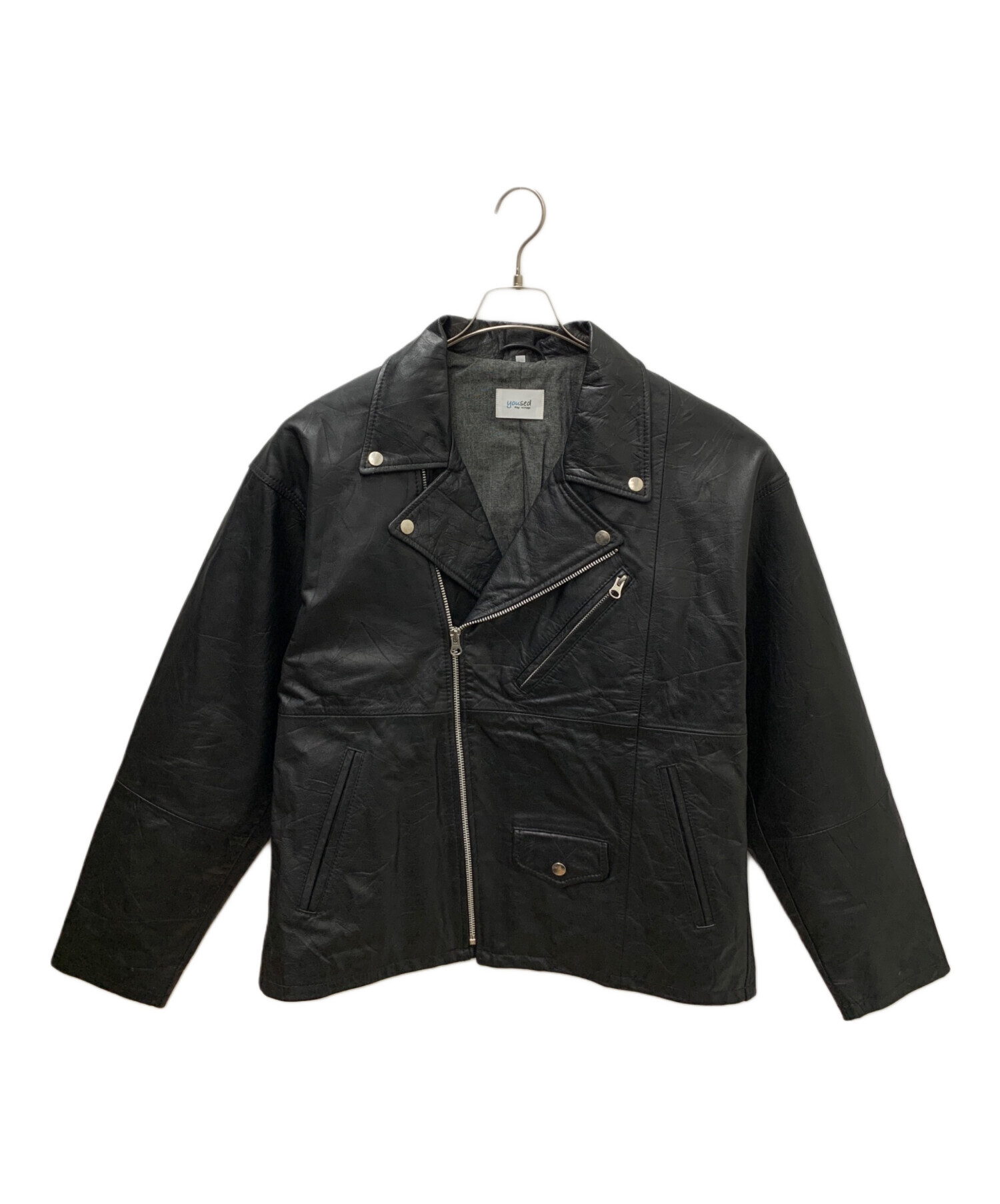 中古・古着通販】yoused (ユーズド) URBAN RIDERS JKT ブラック サイズ 
