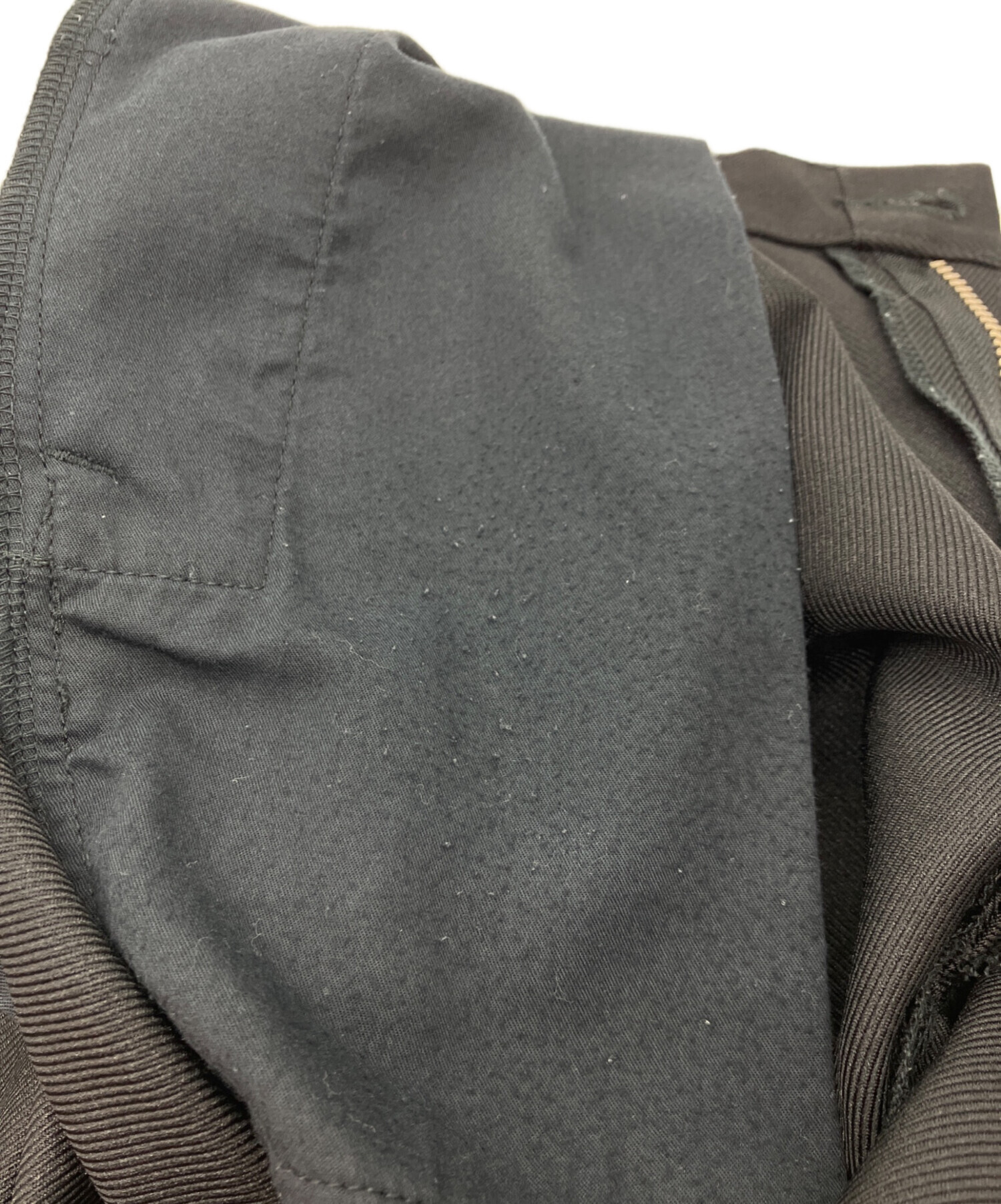 中古・古着通販】WTAPS (ダブルタップス) TUCK 01 TROUSERS ブラック