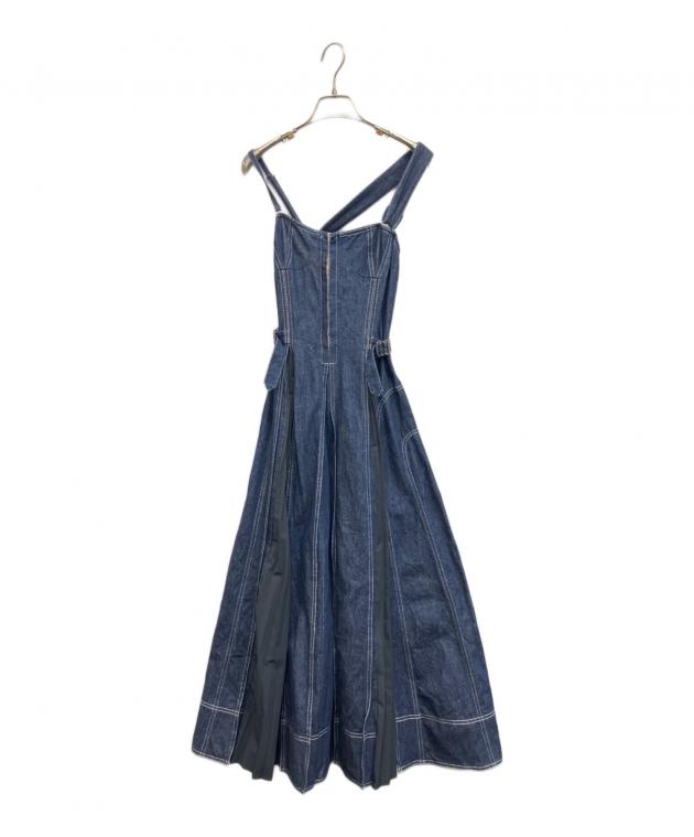 【大幅値下げ】casa fline ワンピース 中古・古着通販】CASA FLINE (カーサフライン) フロントホックデニム