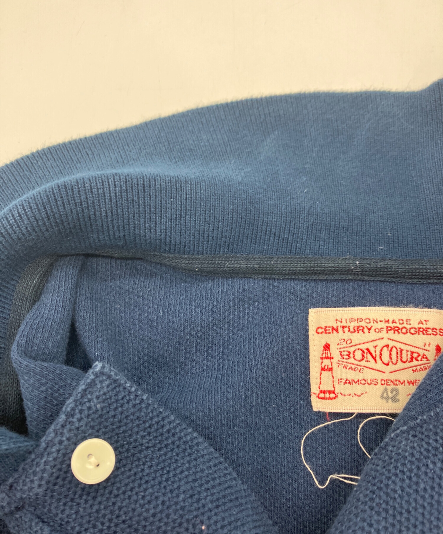 中古・古着通販】BONCOURA (ボンクラ) ポロシャツ ネイビー サイズ:42