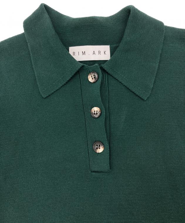新品　タグ付き　RIM.ARK stylish polo knit 中古・古着通販】RIM.ARK (リムアーク) stylish polo knit グリーン