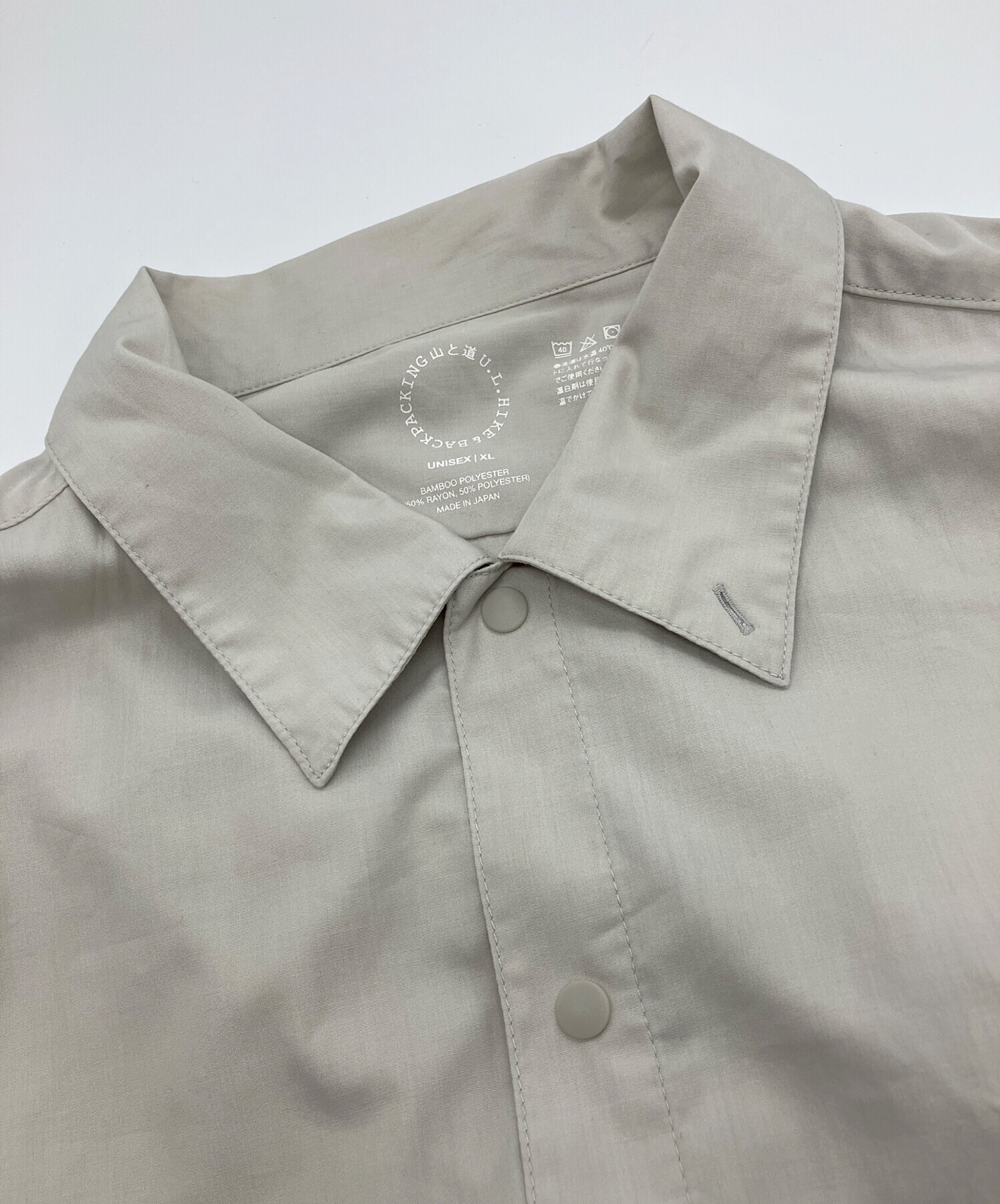 中古・古着通販】山と道 (ヤマトミチ) Bamboo Shirt ベージュ サイズ