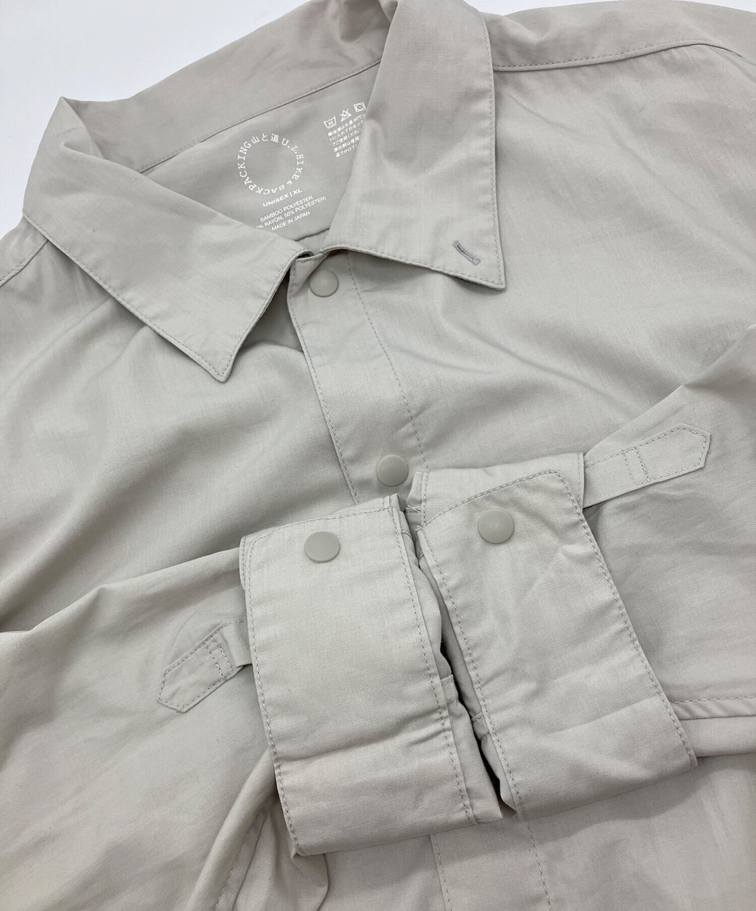 中古・古着通販】山と道 (ヤマトミチ) Bamboo Shirt ベージュ サイズ
