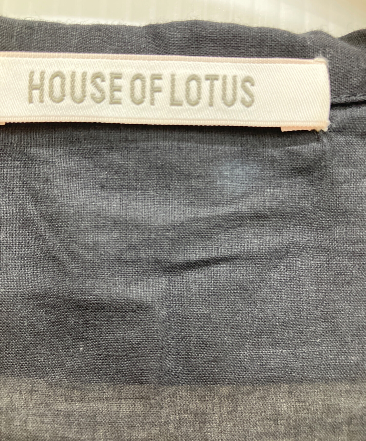 未使用品 HOUSE OF LOTUS カディコットンブラウス 中古・古着通販】HOUSE OF LOTUS (ハウスオブロータス) カディコットン