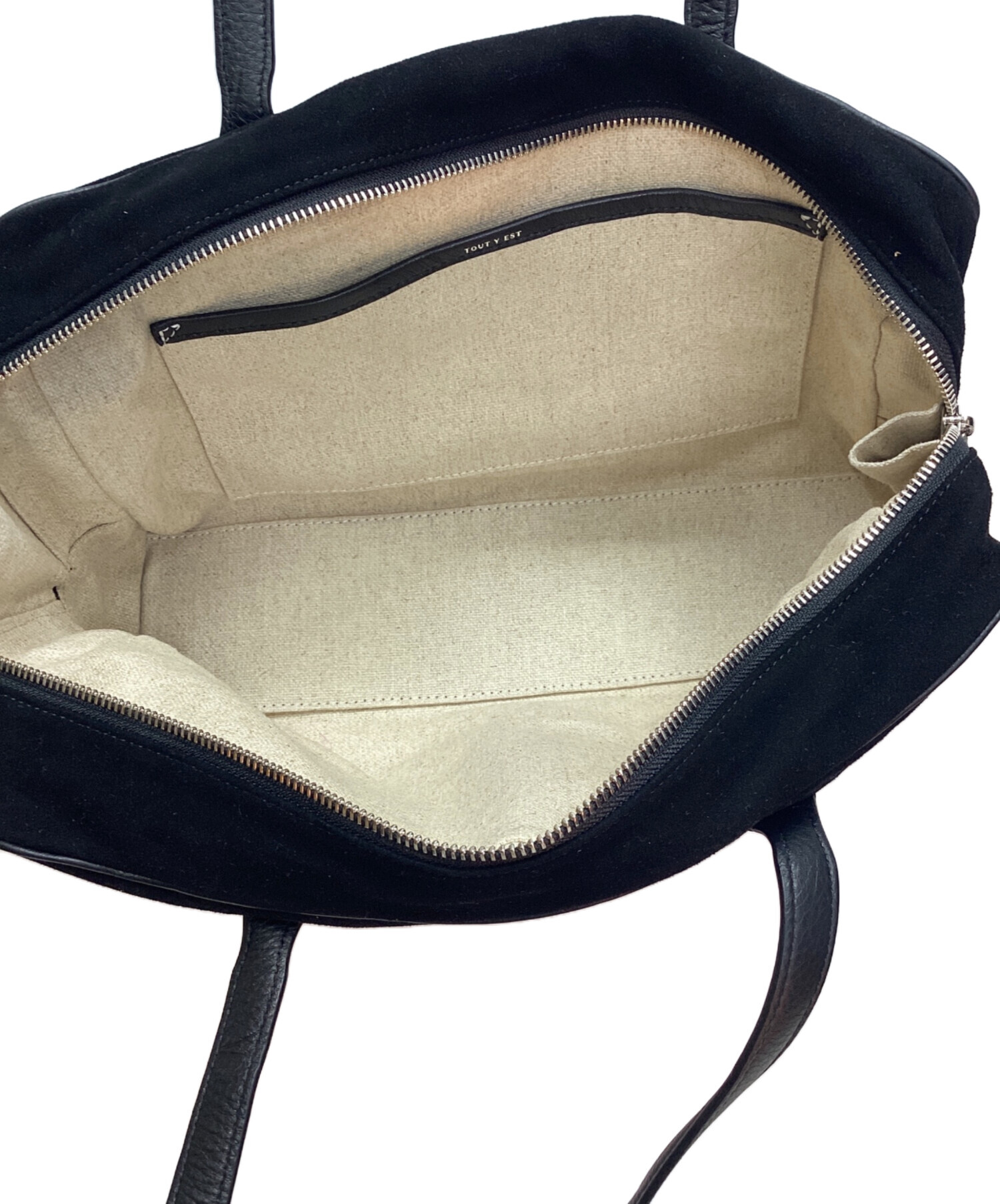 中古・古着通販】TOUT Y EST (トゥティエ) SAC LOQUET SUEDE ブラック