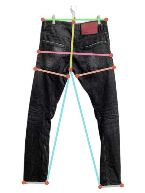 POKO！最終値下げ！！激レア！DSQUARED2 デニムパンツ46 中古・古着通販】DSQUARED2 (ディースクエアード) デニムパンツ