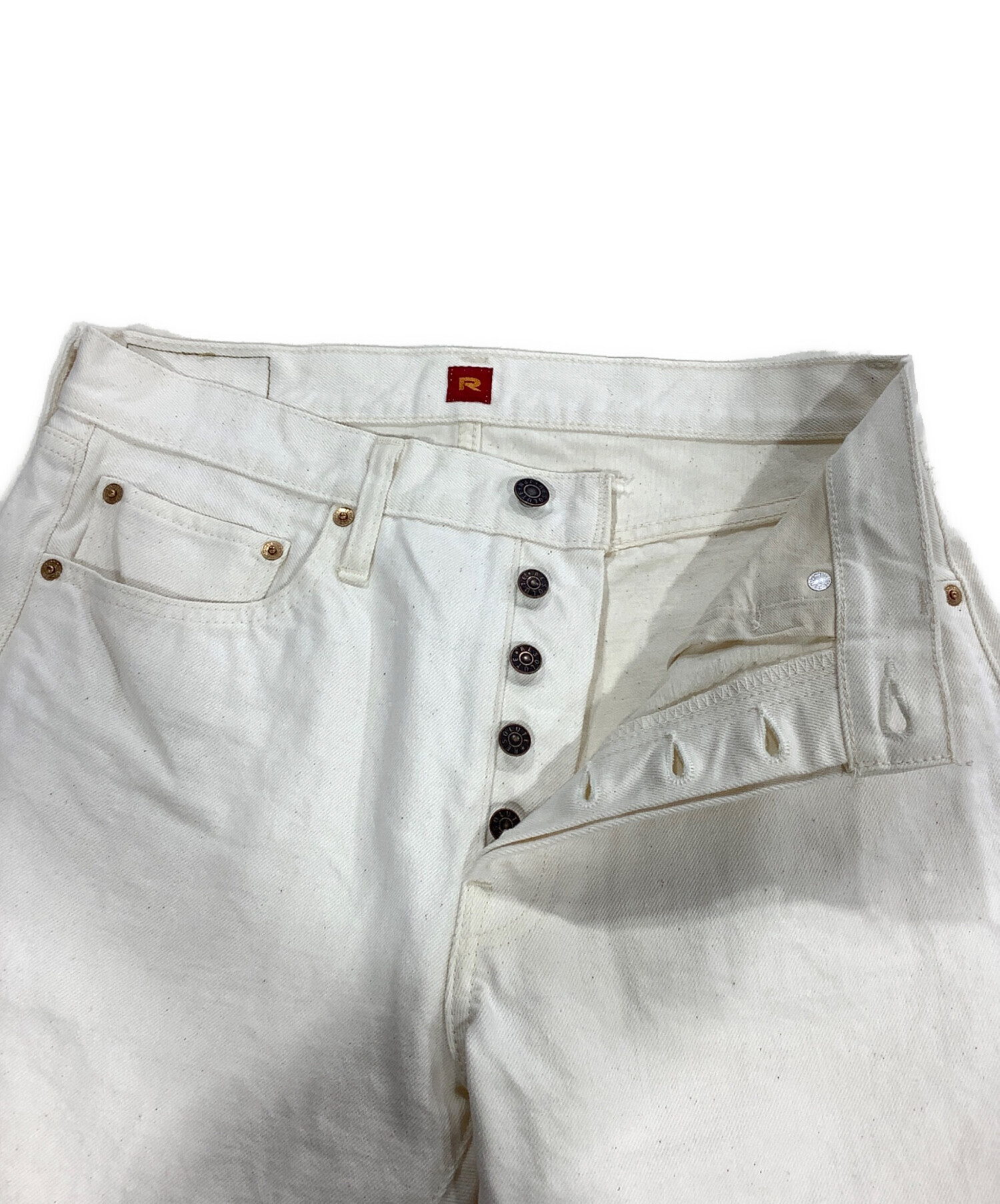 中古・古着通販】RESOLUTE (リゾルト) ホワイトデニムパンツ ホワイト 