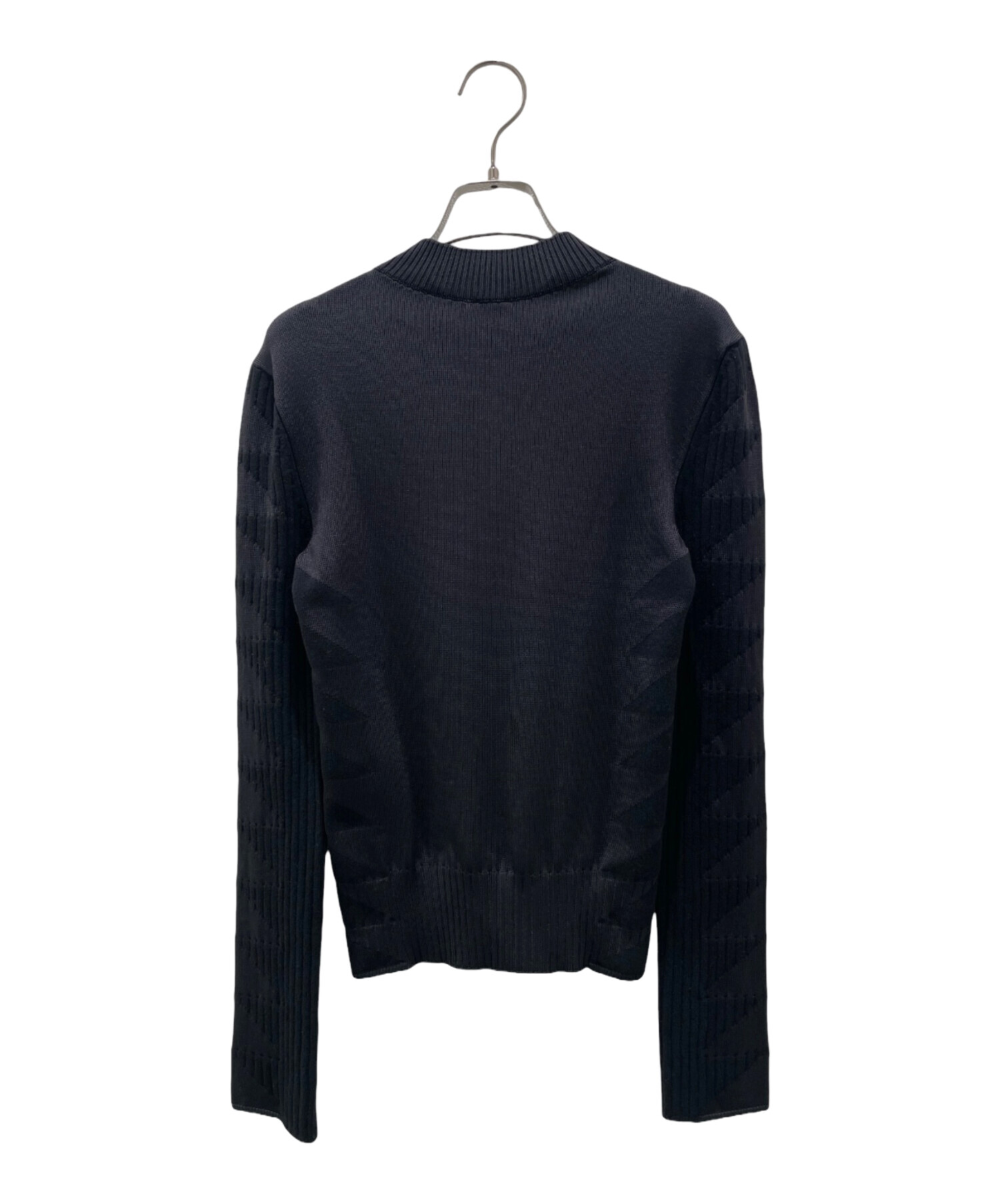 中古・古着通販】HERMES (エルメス) ハイネックニット ブラック サイズ