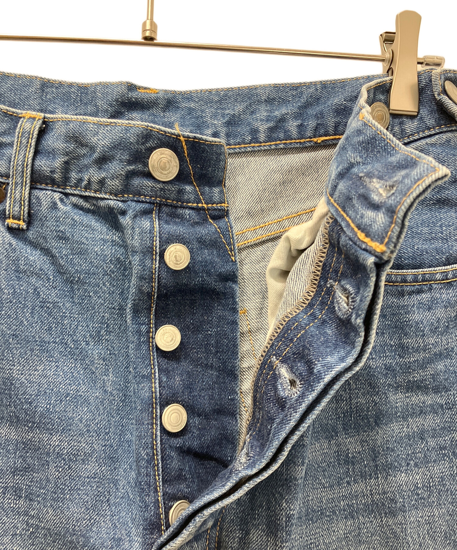 中古・古着通販】Hedie.+ (エディークロス) Selvedge Curved Denim 中古・古着通販】Hedie.+ (エディークロス) Selvedge Curved Denim