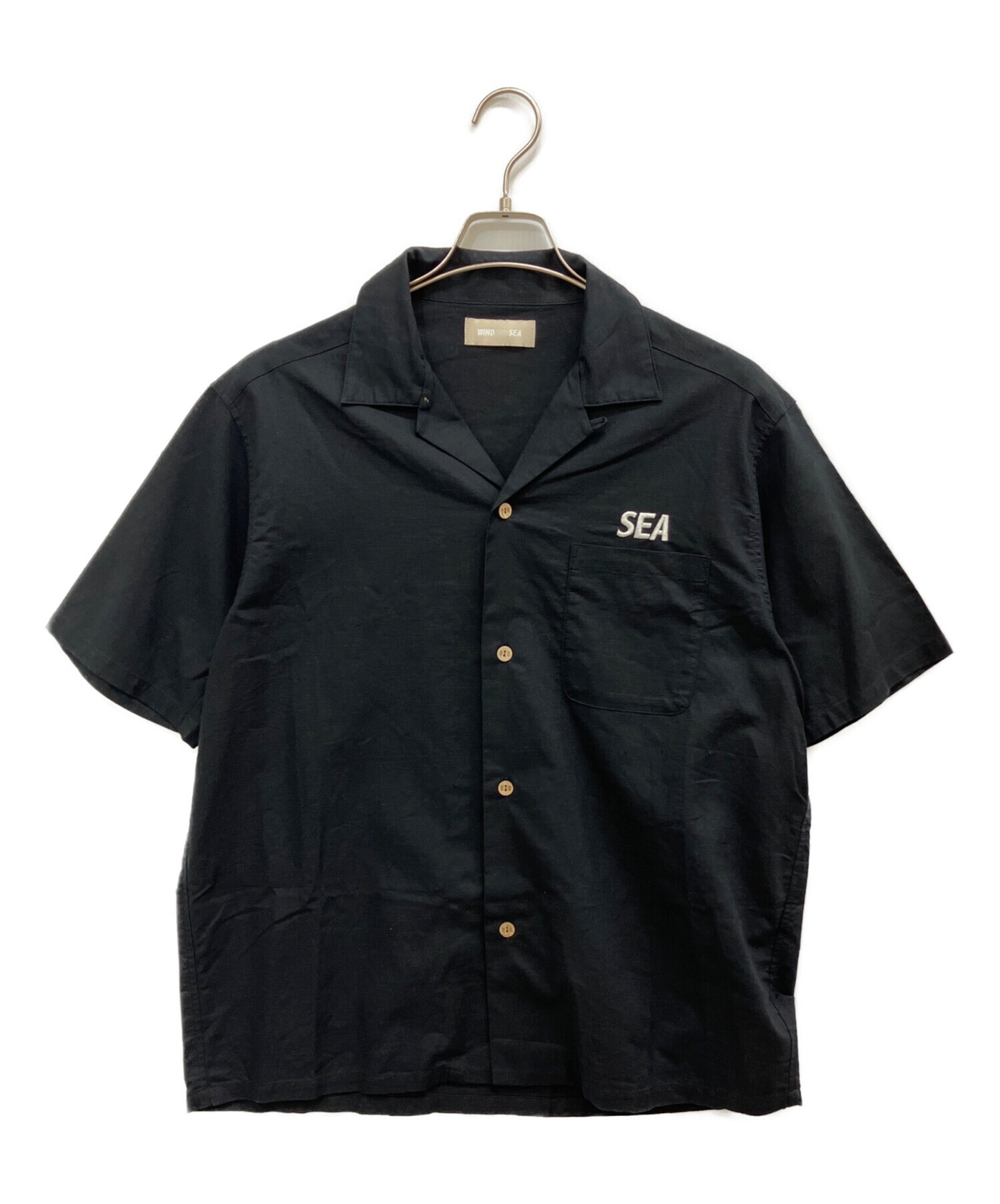 中古・古着通販】WIND AND SEA (ウィンダンシー) リネンオープンカラー