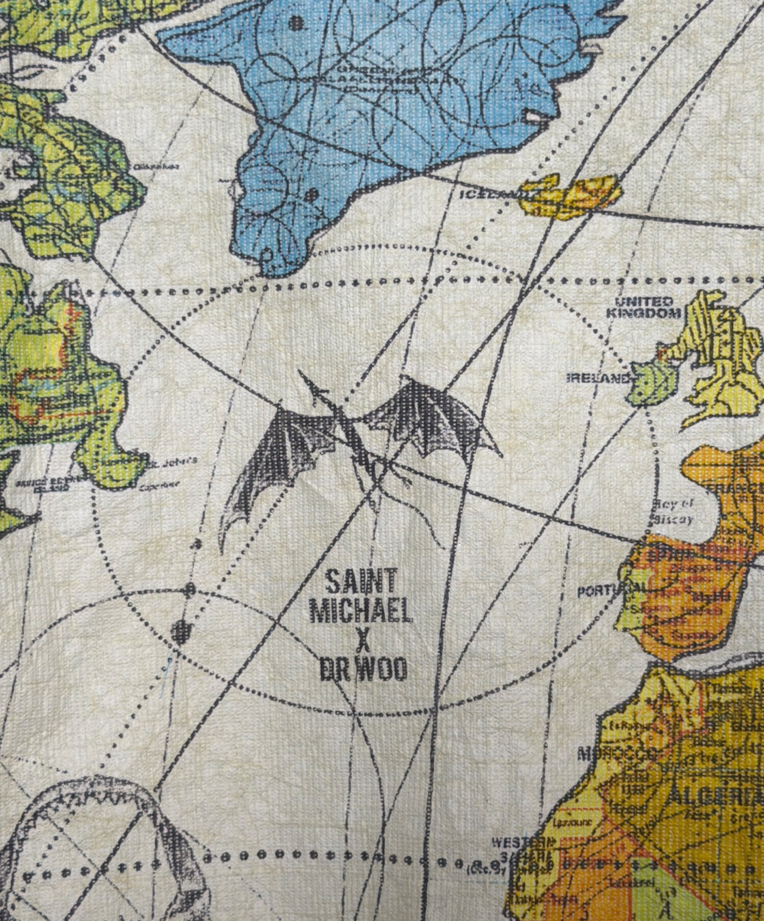中古・古着通販】SAINT MICHAEL (セントマイケル) Dr.Woo World Map