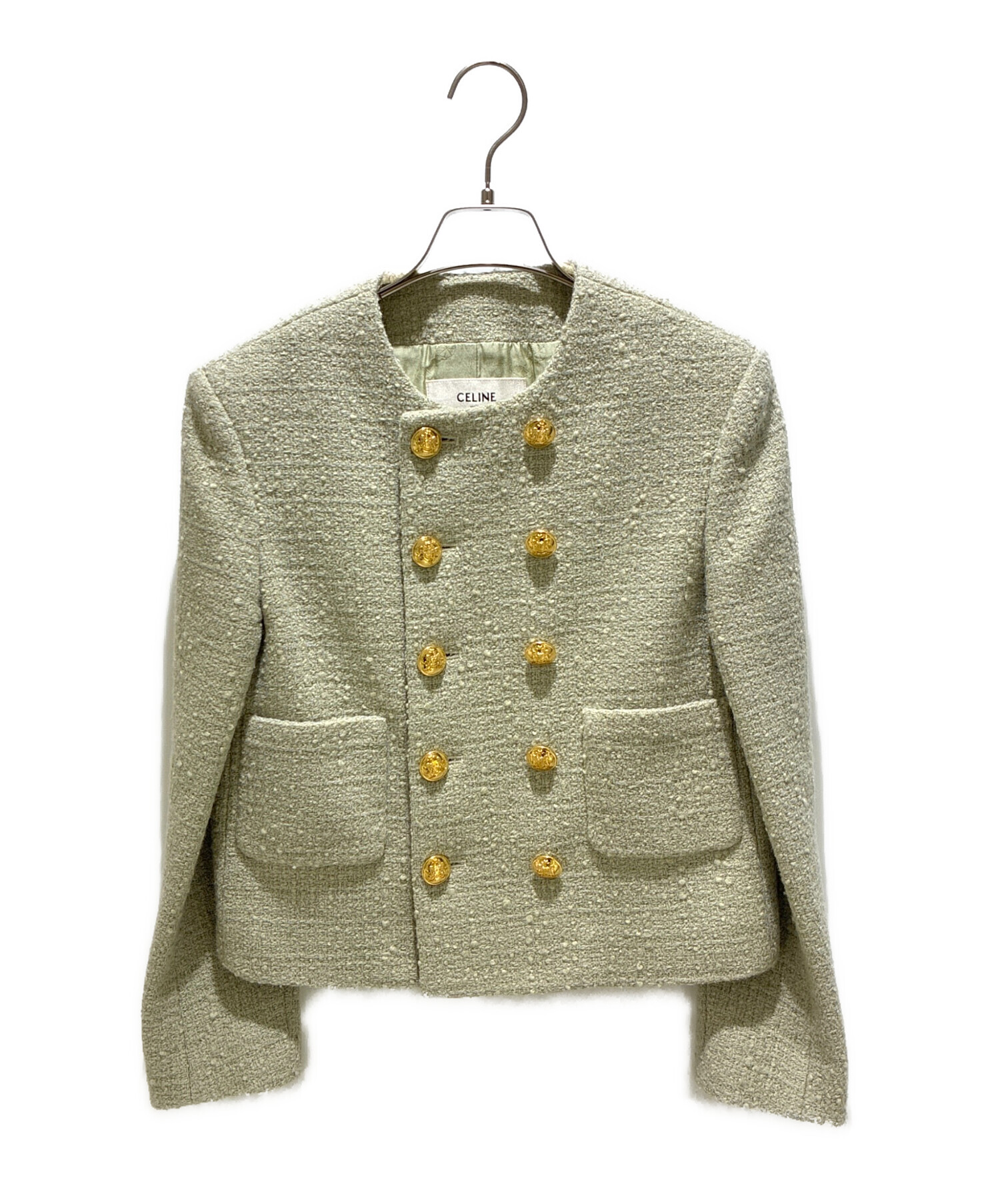 中古・古着通販】CELINE (セリーヌ) プレーンツイード シャスール