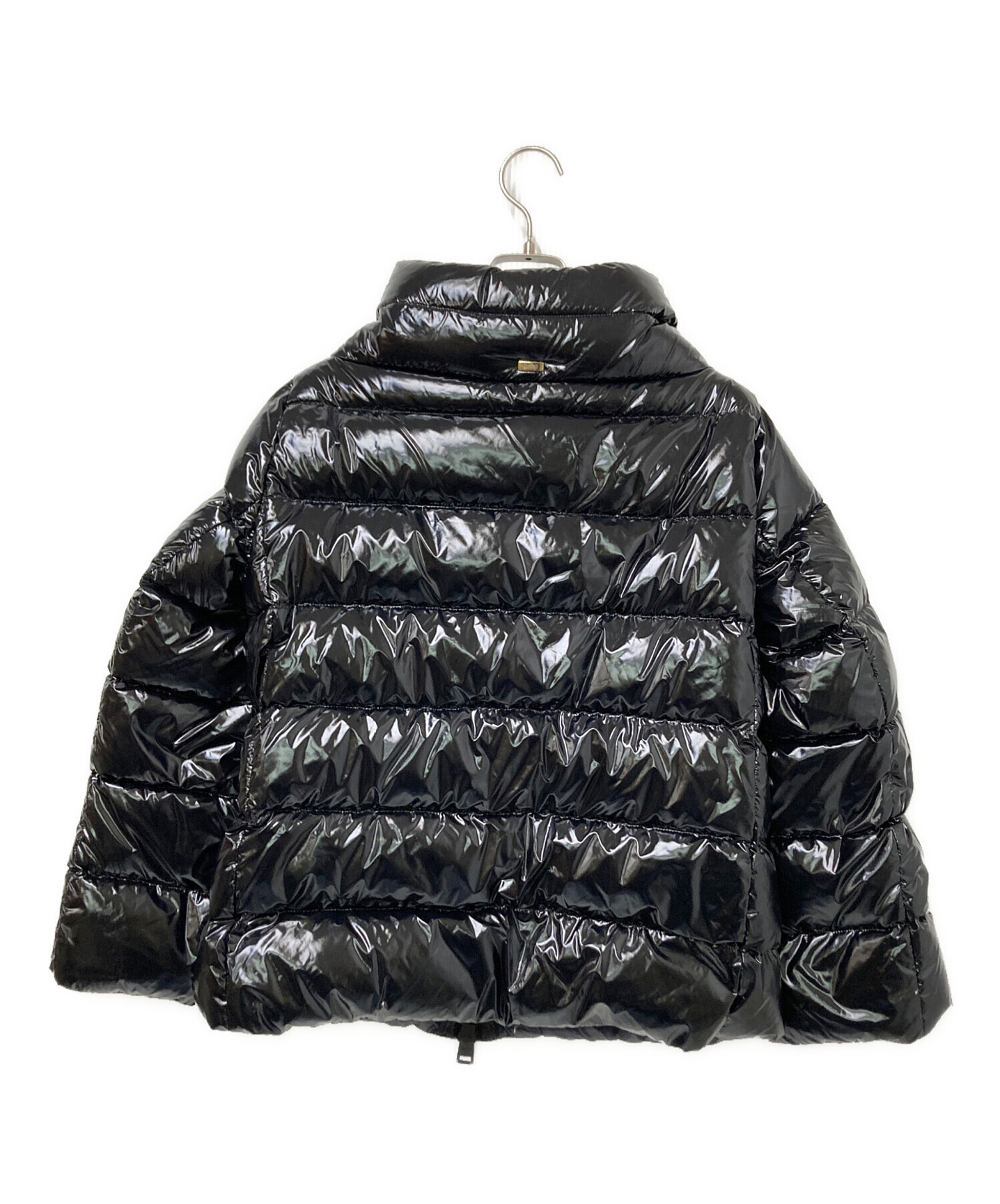 HERNO　グロッシーダウンジャケット　サイズ42　ブラック　ワイドシルエット 中古・古着通販】HERNO (ヘルノ) グロッシーダウンジャケット ブラック