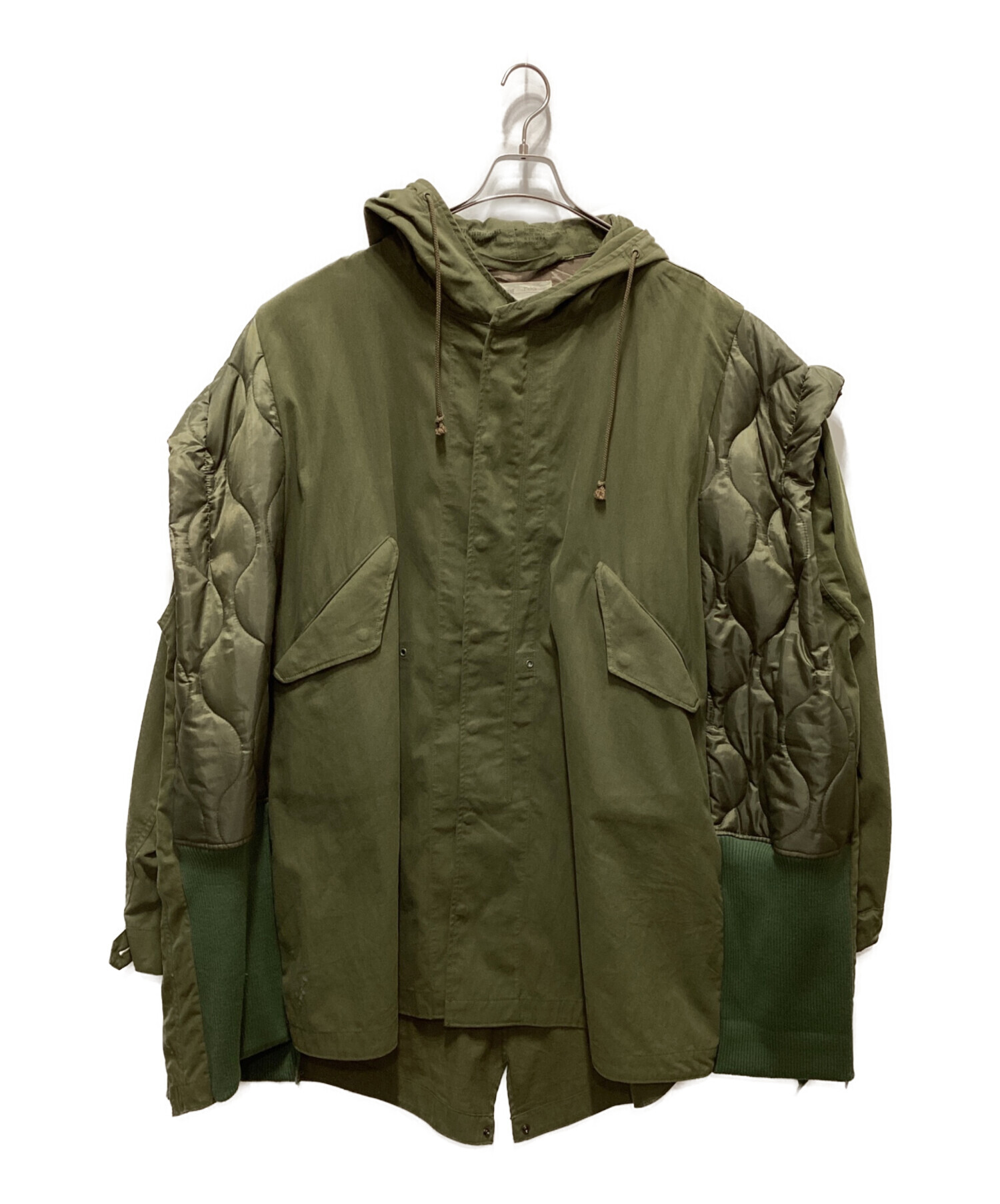 【美品】77circa MA-1 モッズコート モッズパーカー 再構築 リメイク 中古・古着通販】77circa (ナナナナサーカ) 再構築モッズコート